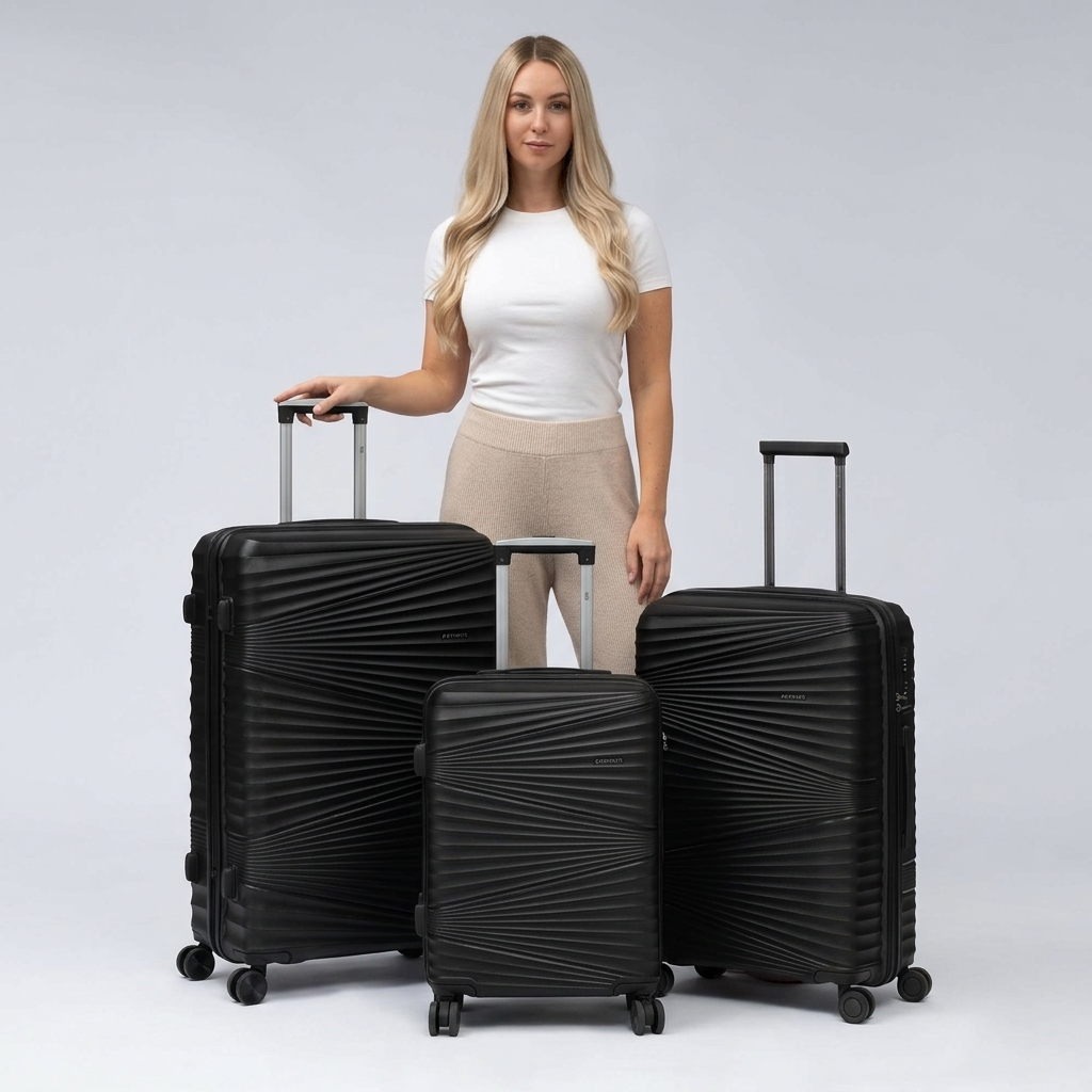 ABS Kofferset 3tlg Luxor