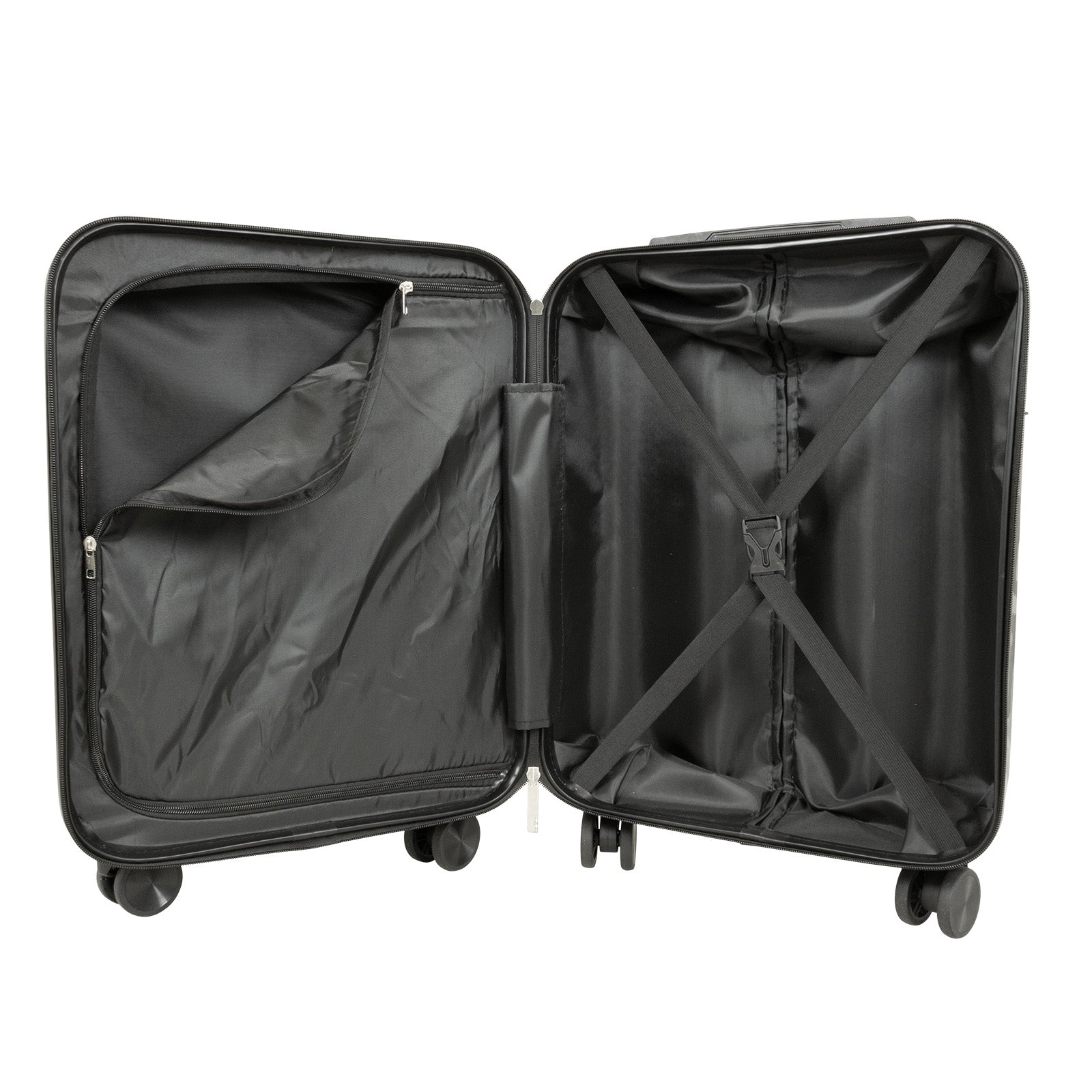 Hartschalen-Kofferset 3tlg Camouflage Flecktarn dunkel-grün