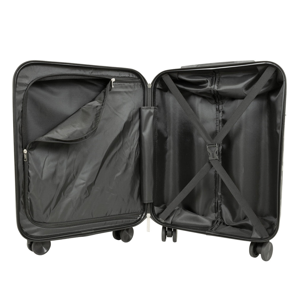 Hartschalen-Kofferset 3tlg Camouflage Flecktarn schwarz