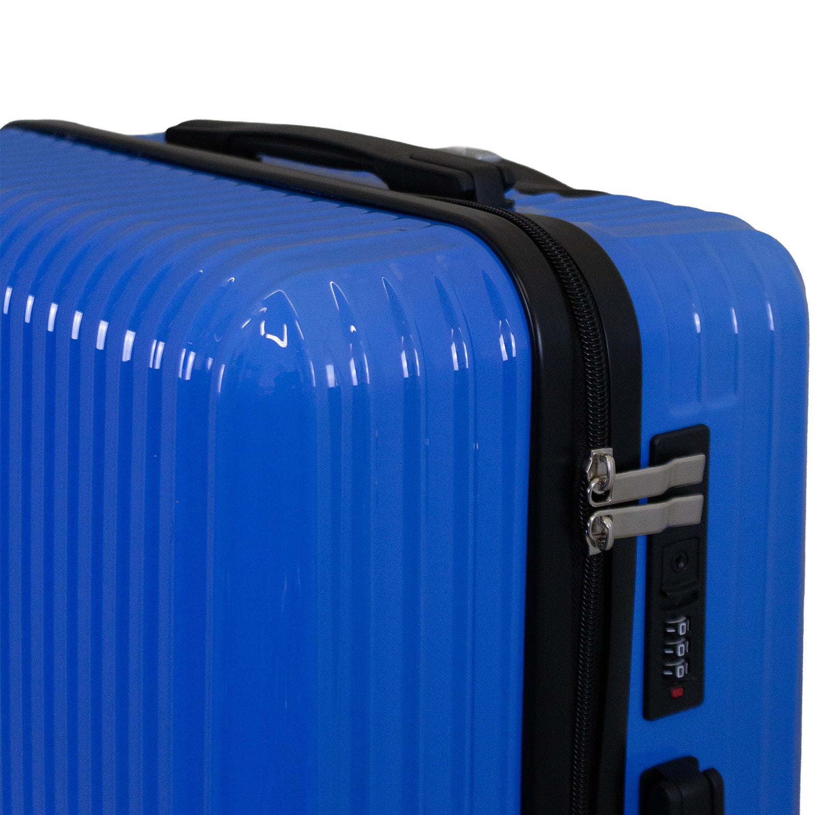 Hartschalen-Motivkoffer Riga blau-schwarz in 3 Größen