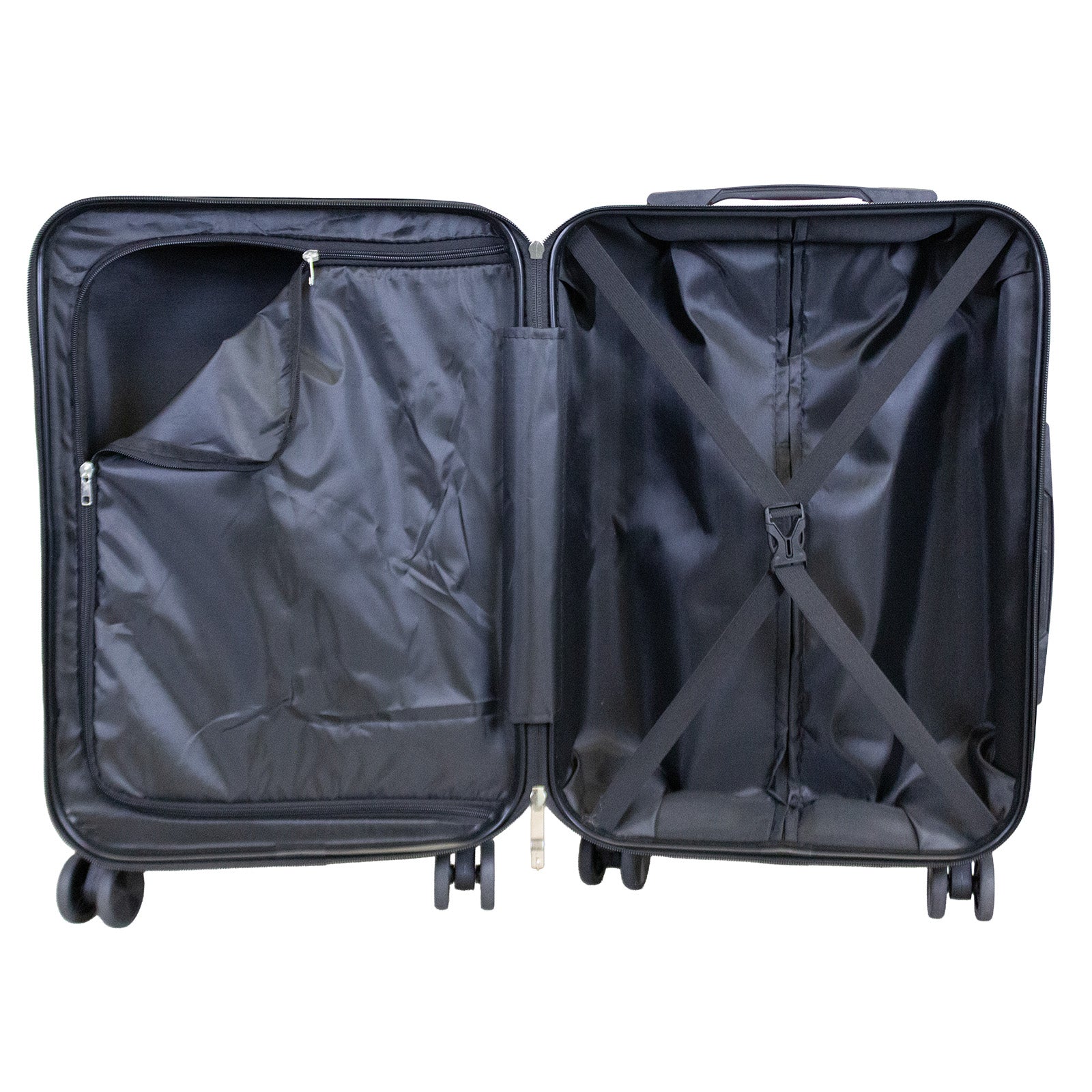 Hartschalen-Motivkoffer Riga blau-schwarz in 3 Größen