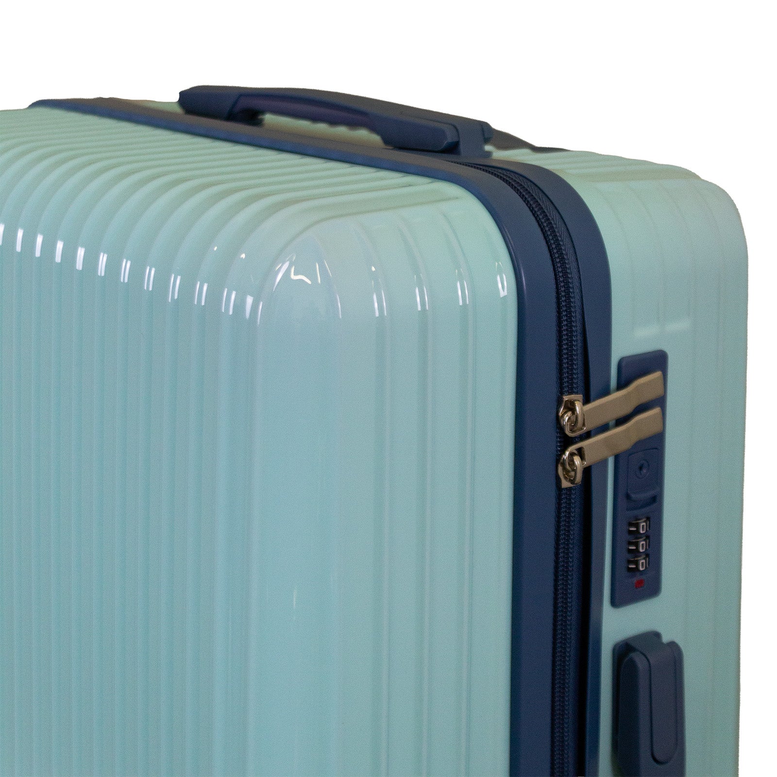 Hartschalen-Motivkoffer Riga minze-blau in 3 Größen