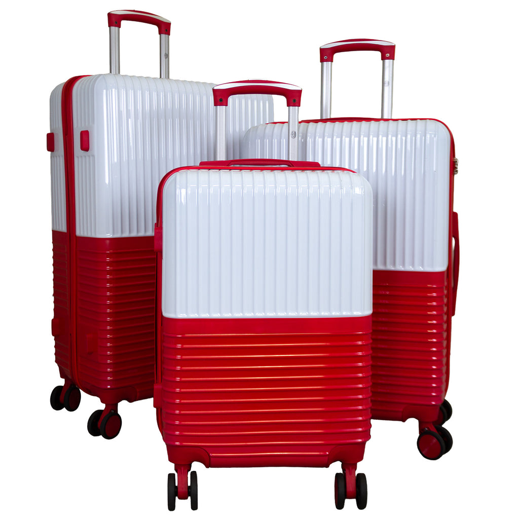 RIGA Kofferset 3-teilig – Hartschalenkoffer ABS & Polycarbonat