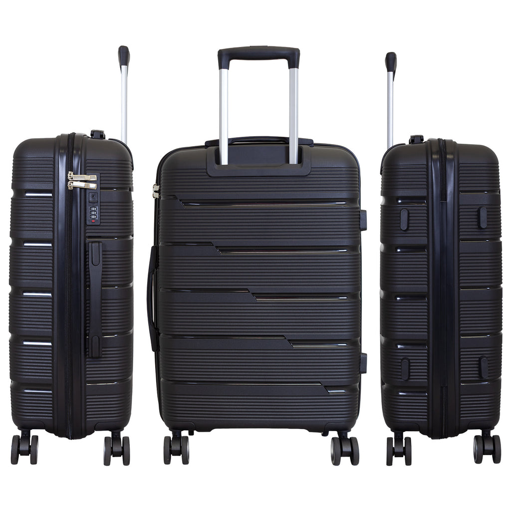 Hartschale PP Großer Reisekoffer Aruba schwarz