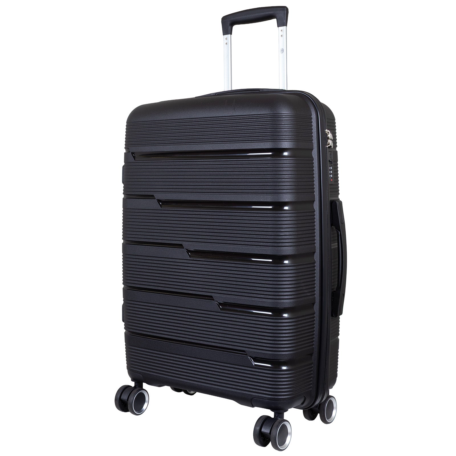 Hartschale PP Mittlerer Reisekoffer Aruba schwarz