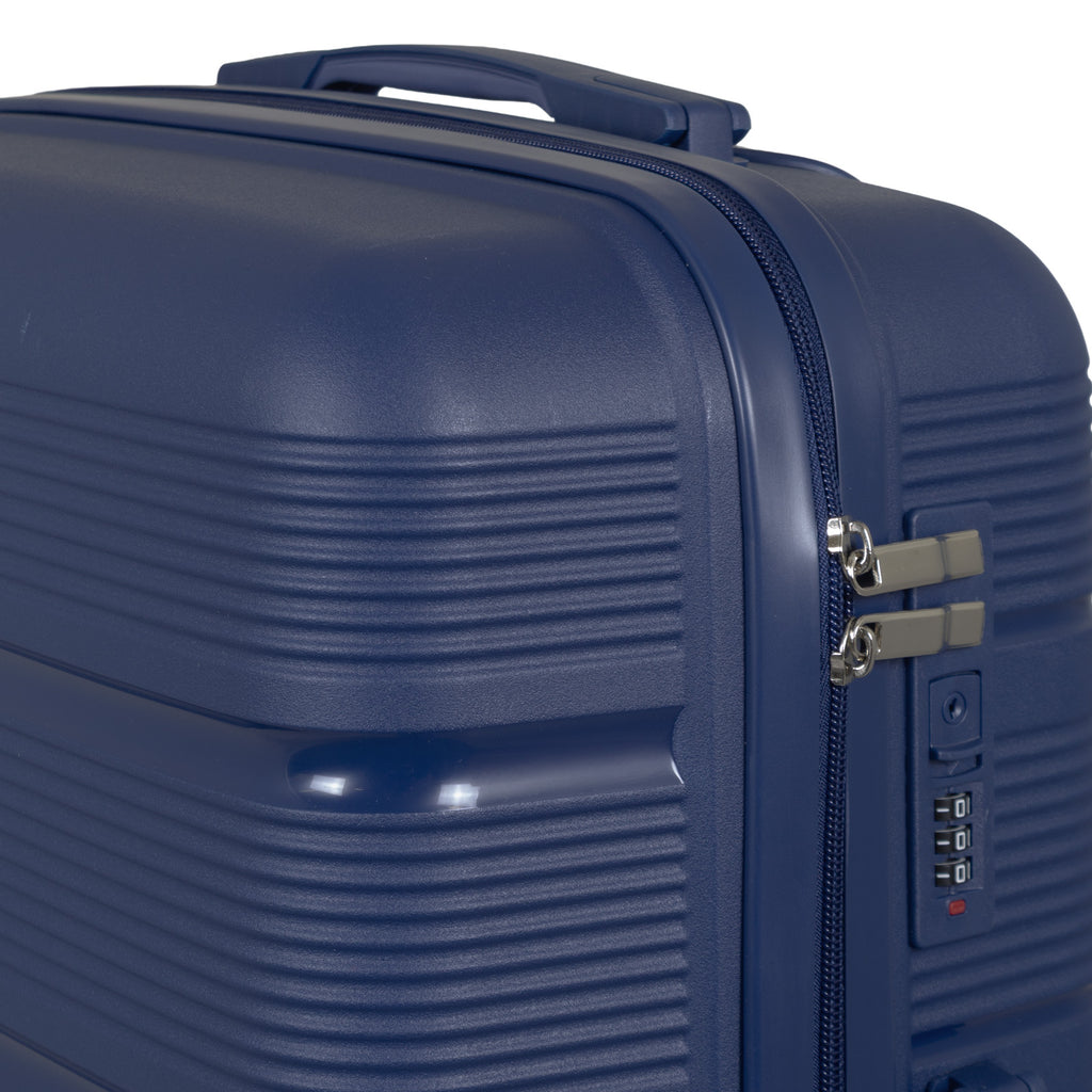 Hartschale PP Handgepäck Reisekoffer Aruba blau