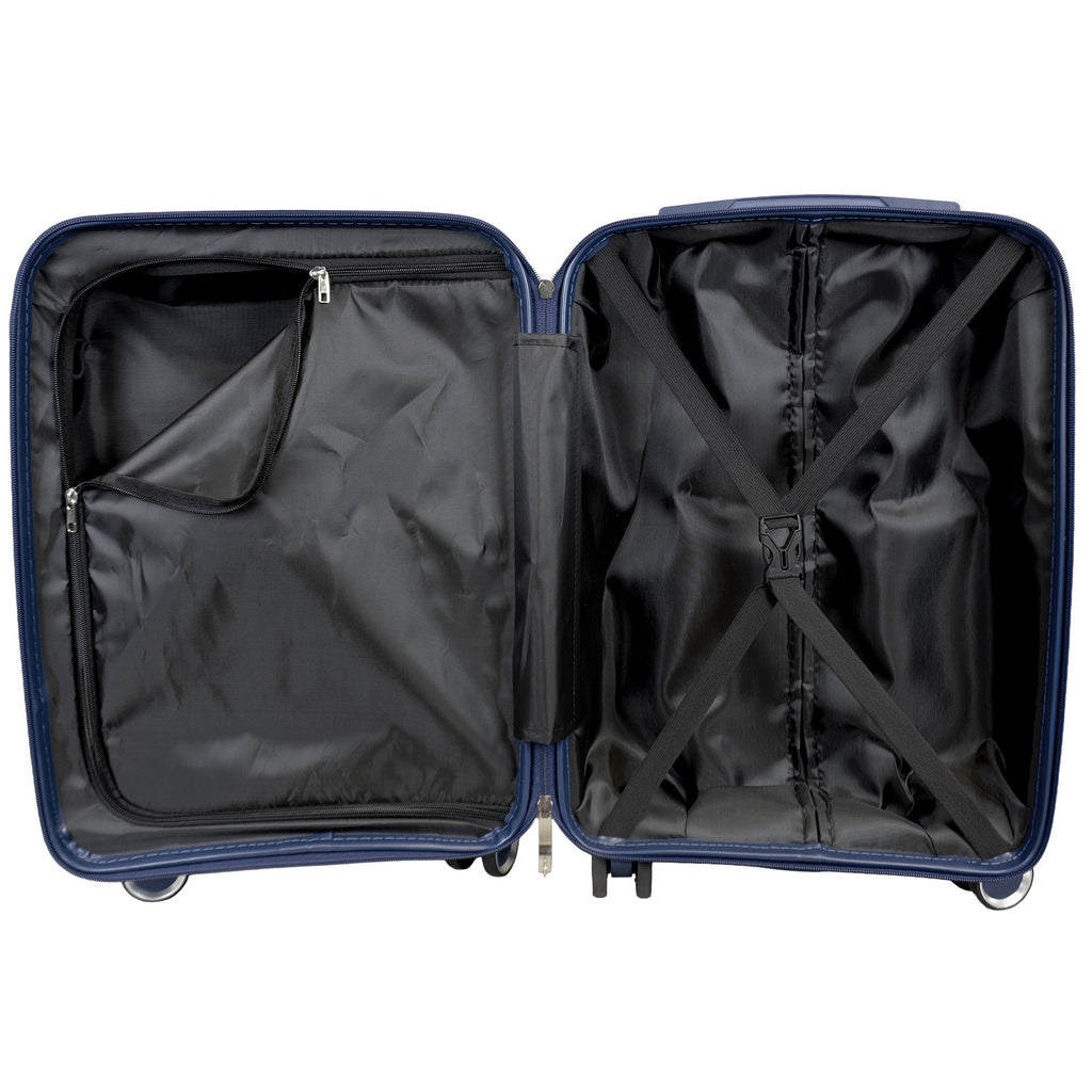 Hartschalen PP Kofferset 3tlg Aruba blau