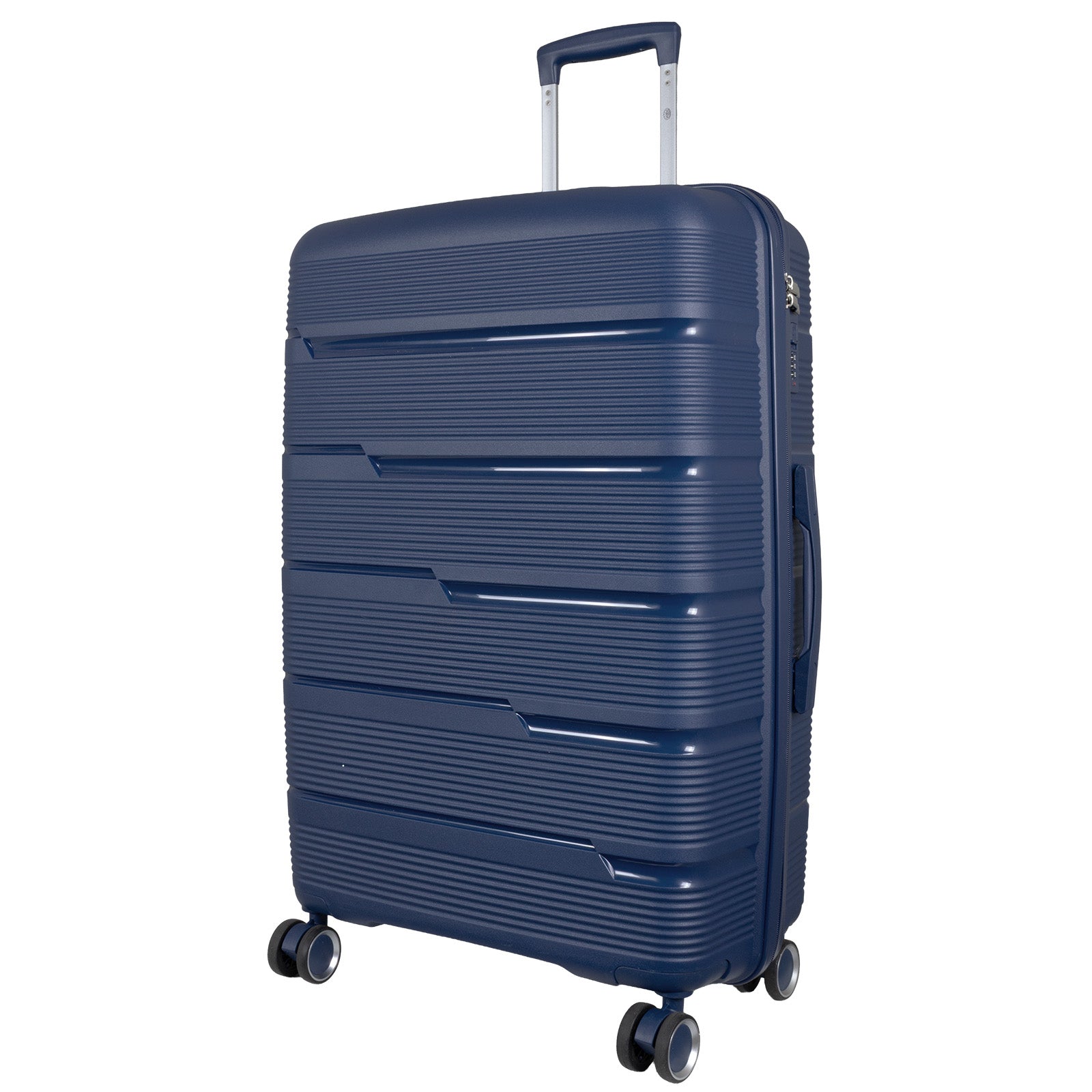 Hartschale PP Reisekoffer Aruba blau in 3 Größen