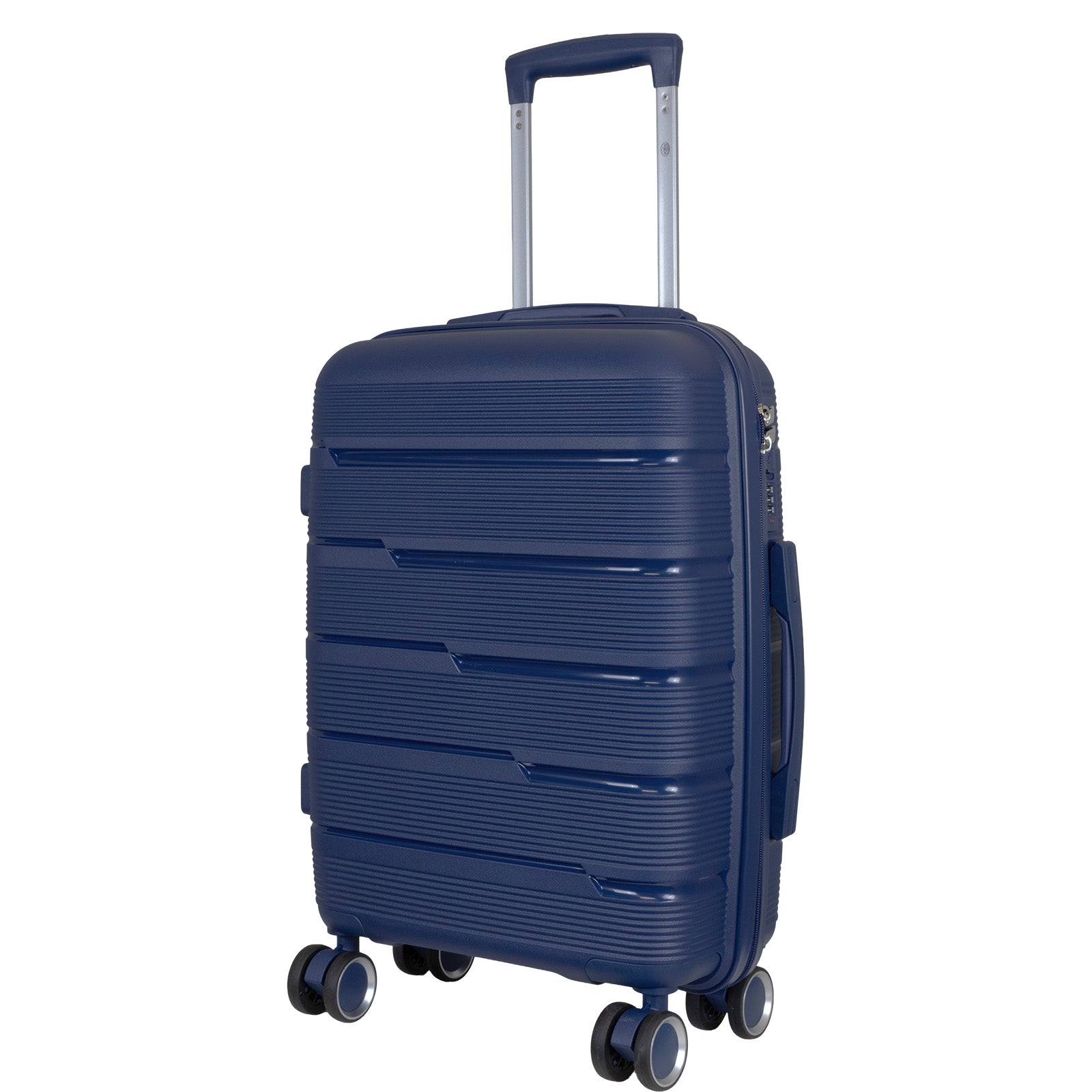 Hartschale PP Reisekoffer Aruba blau in 3 Größen