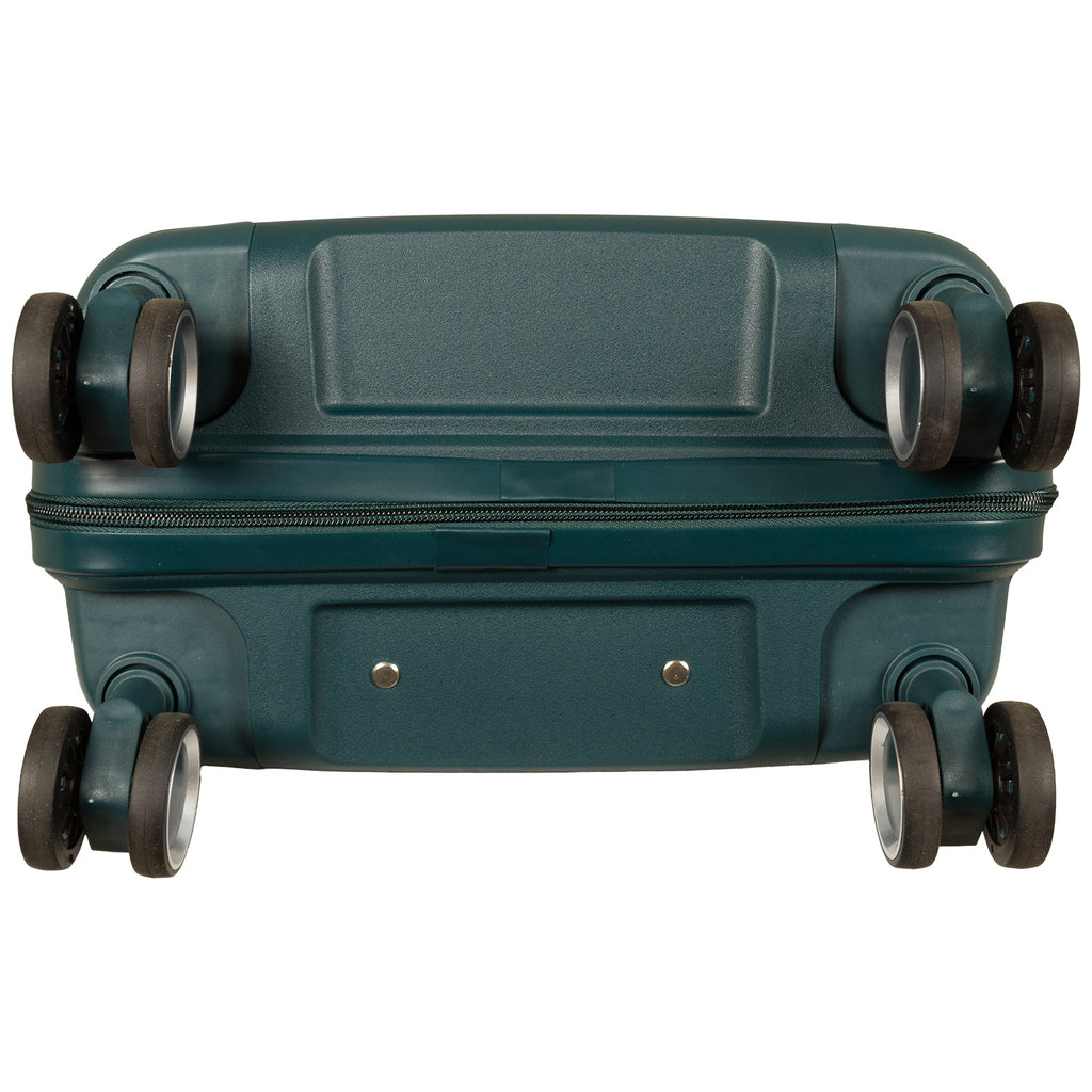 Hartschale PP Handgepäck Reisekoffer Aruba dunkel-grün