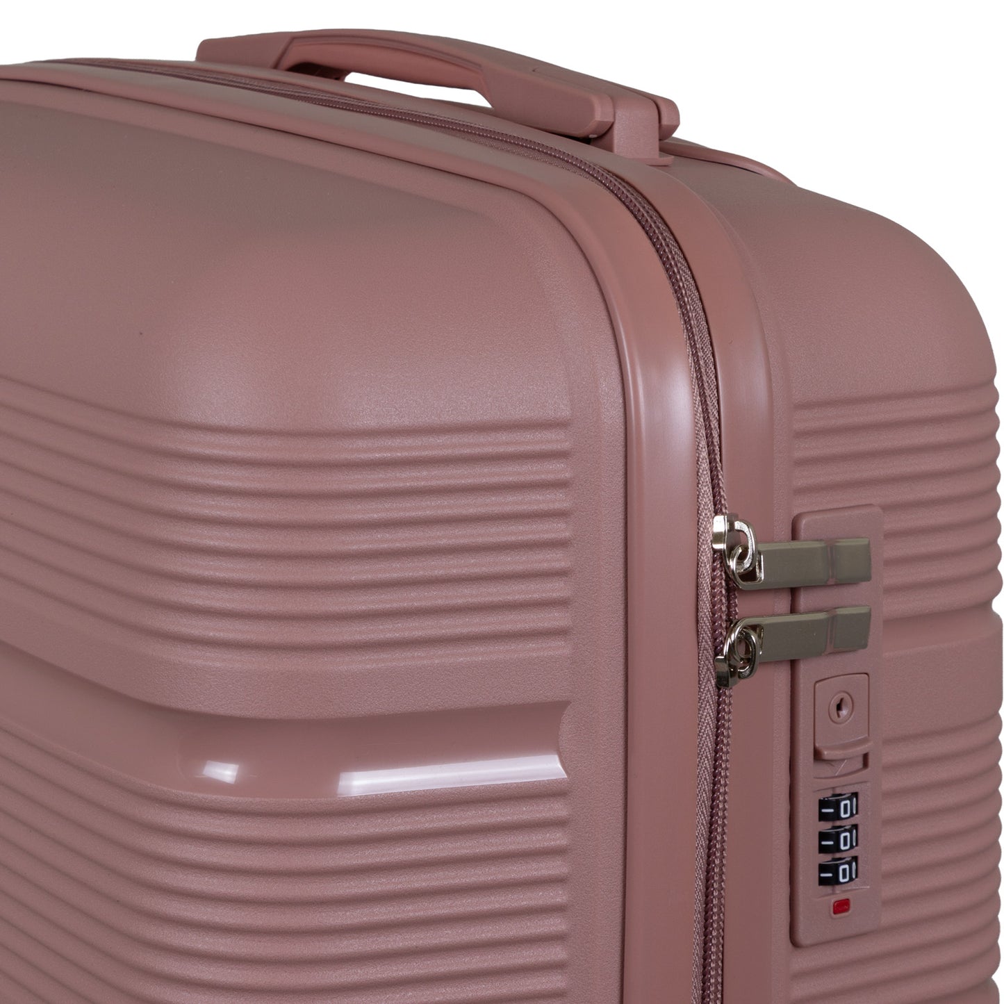 Hartschale PP Mittlerer Reisekoffer Aruba roségold