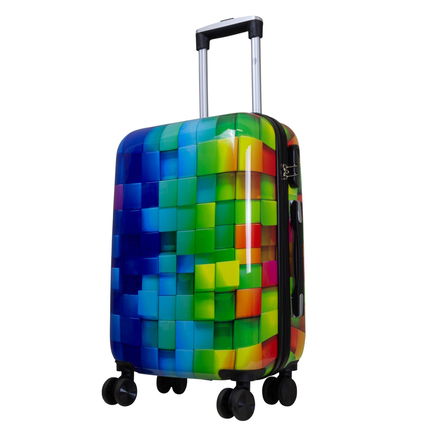 Polycarbonat Handgepäck Koffer Mosaik - Größe S