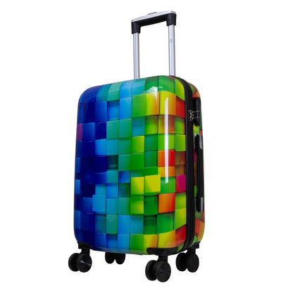 Polycarbonat Handgepäck Koffer Mosaik - Größe S