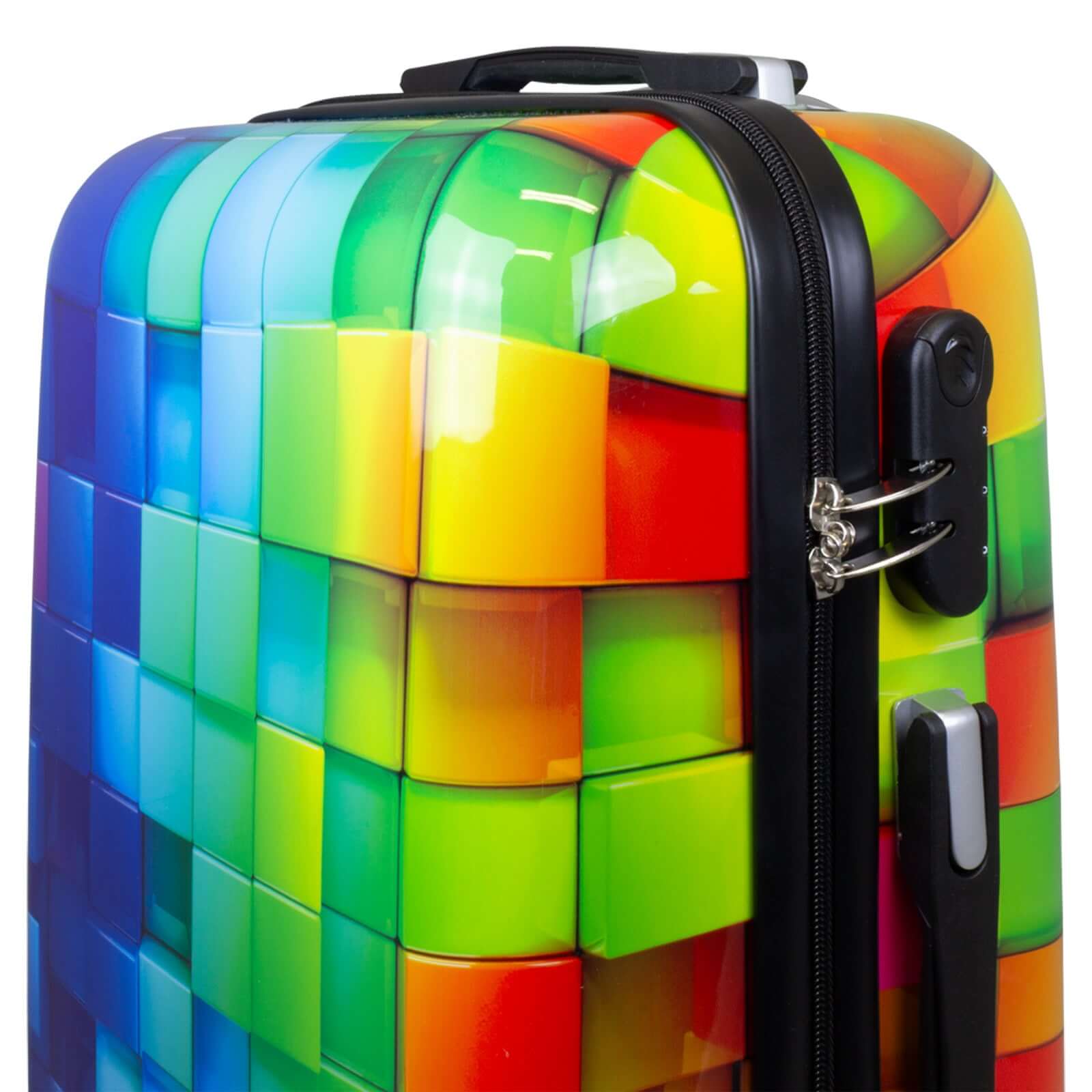 Polycarbonat Kofferset 3tlg Mosaik