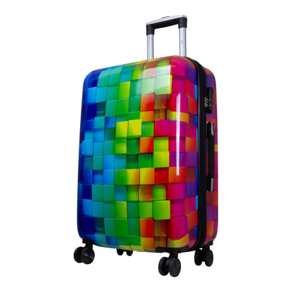 Polycarbonat mittlerer Reisekoffer Mosaik - Größe M