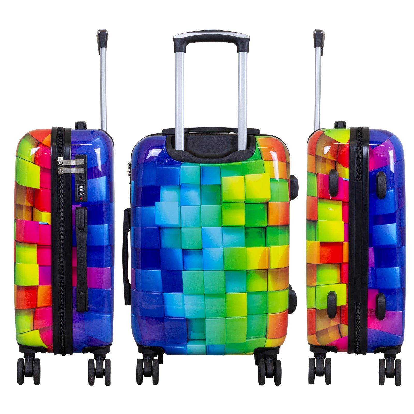 Hartschale Handgepäck Koffer Mosaik - Größe S