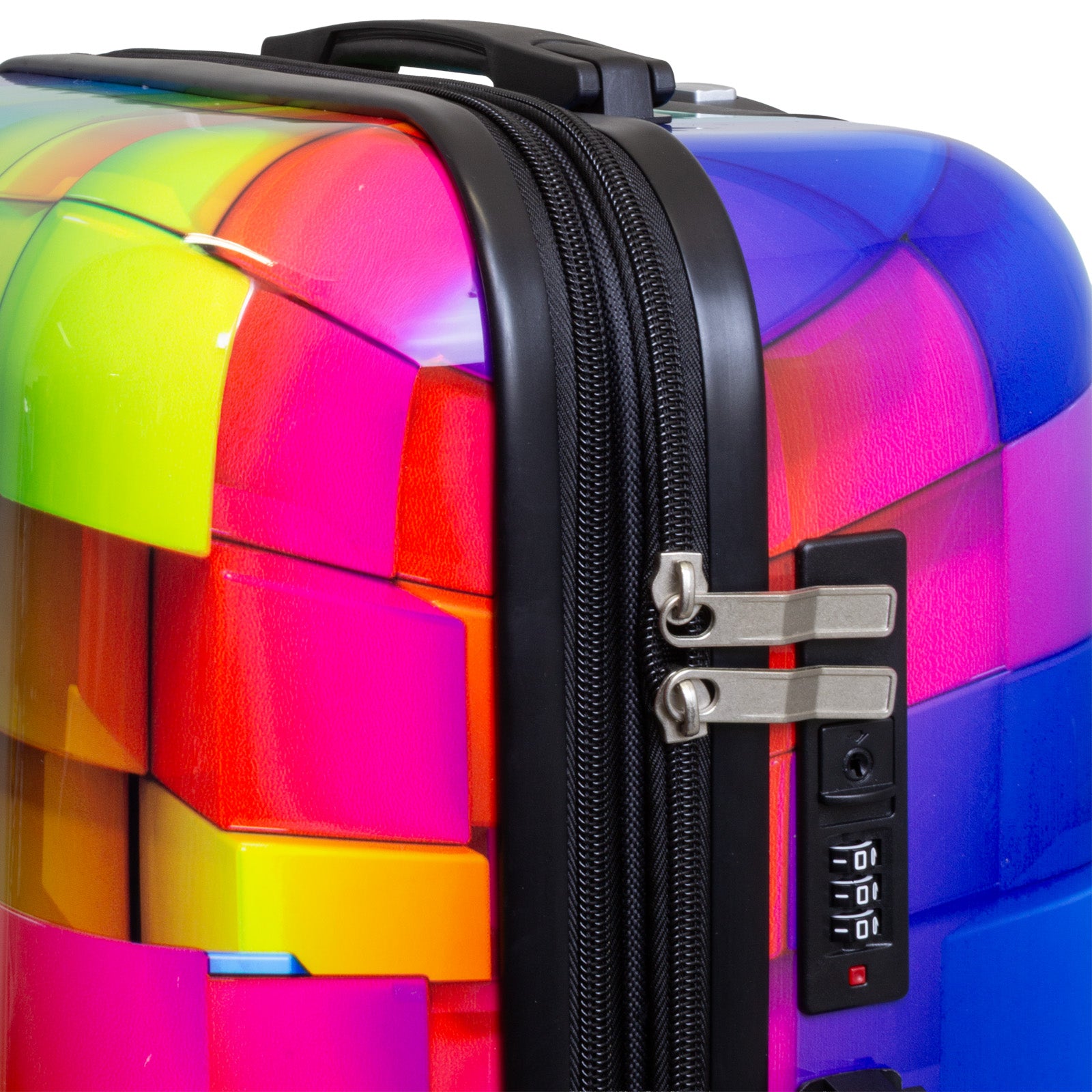 Großer Hartschale Reisekoffer Mosaik - Größe L