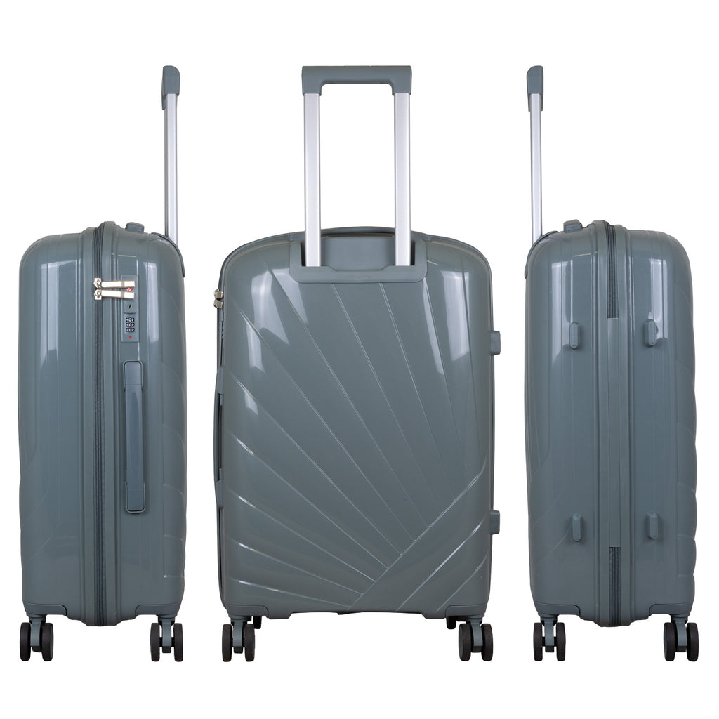 Großer PP Hartschalen-Koffer FLORENZ - 4 Farben lieferbar - Größe M