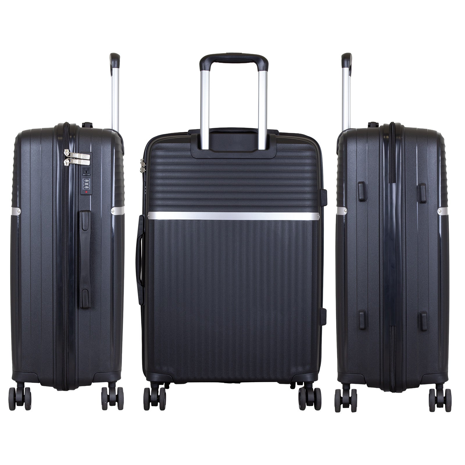 TRENTO Reisekoffer M – Hartschalenkoffer ABS 4 Rollen robust & leicht