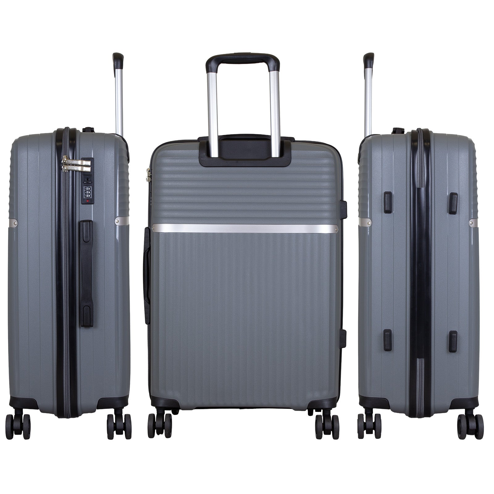 TRENTO Reisekoffer M – Hartschalenkoffer ABS 4 Rollen robust & leicht