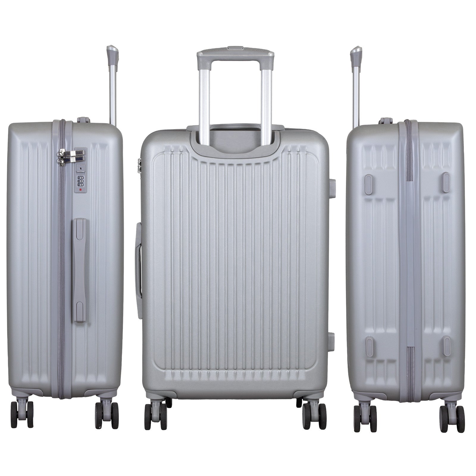 TOLEDO Reisekoffer L– Hartschalenkoffer ABS 4 Rollen