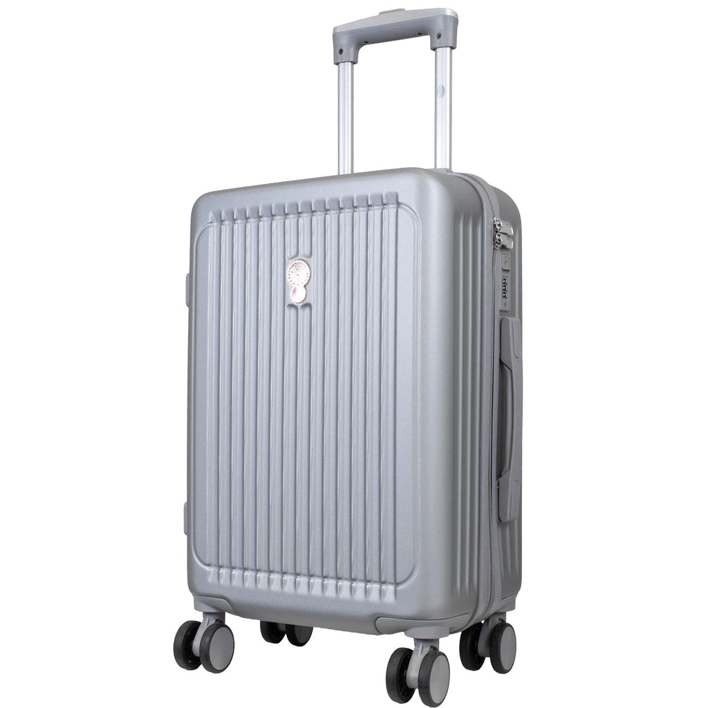 TOLEDO Kabinenkoffer S – Hartschalenkoffer ABS 4 Rollen Handgepäck