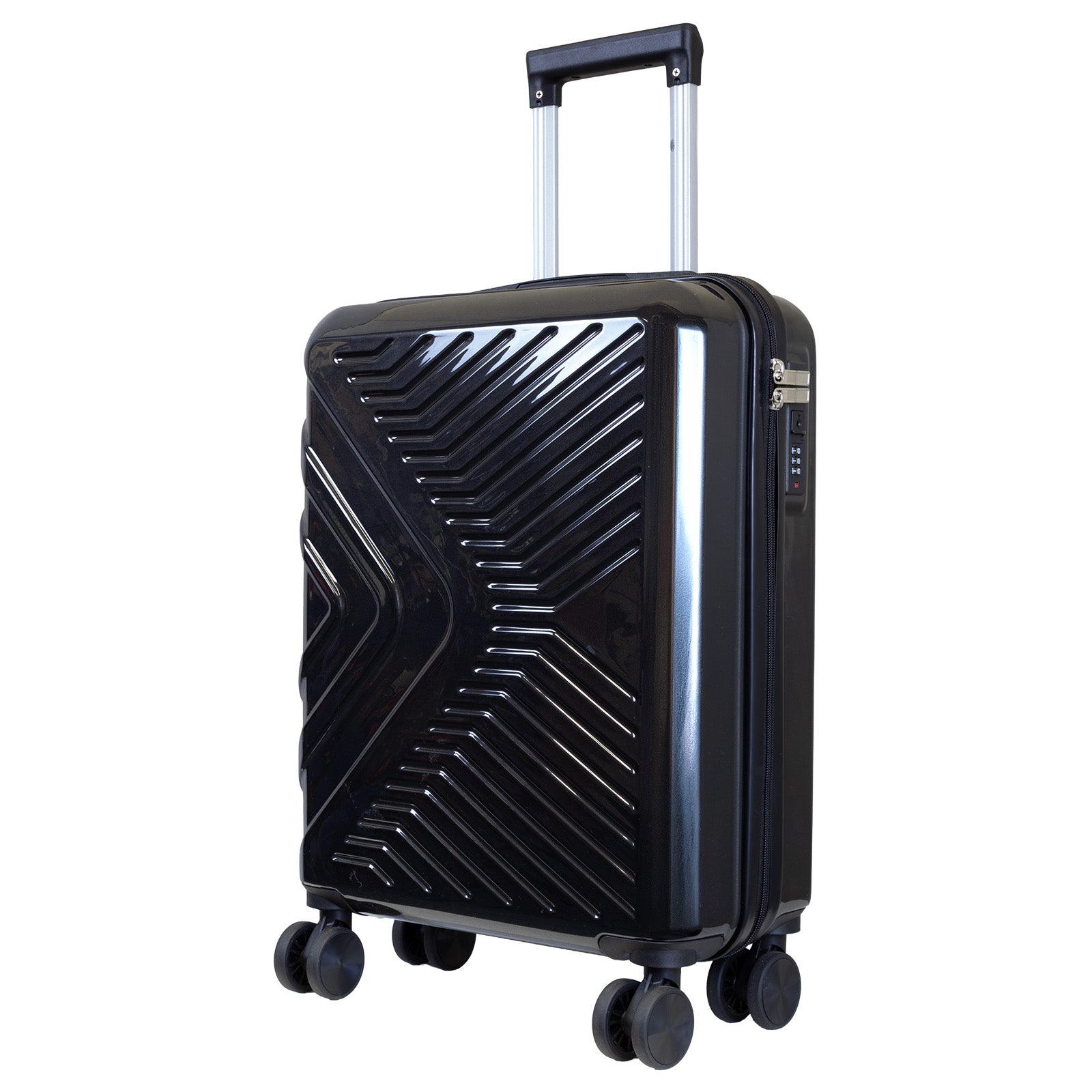 BERGAMO Kabinenkoffer S – Hartschalenkoffer ABS/Polycarbonat 4 Rollen Handgepäck