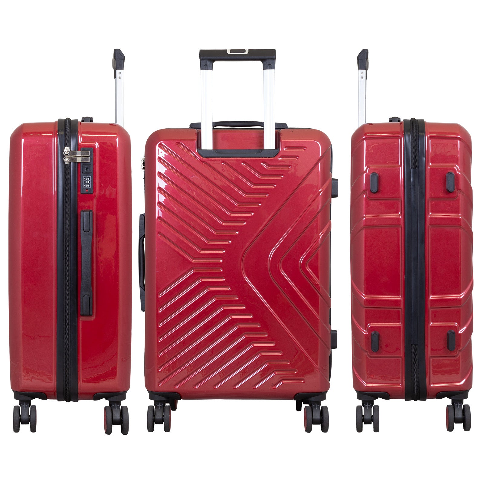 BERGAMO Kabinenkoffer S – Hartschalenkoffer ABS/Polycarbonat 4 Rollen Handgepäck