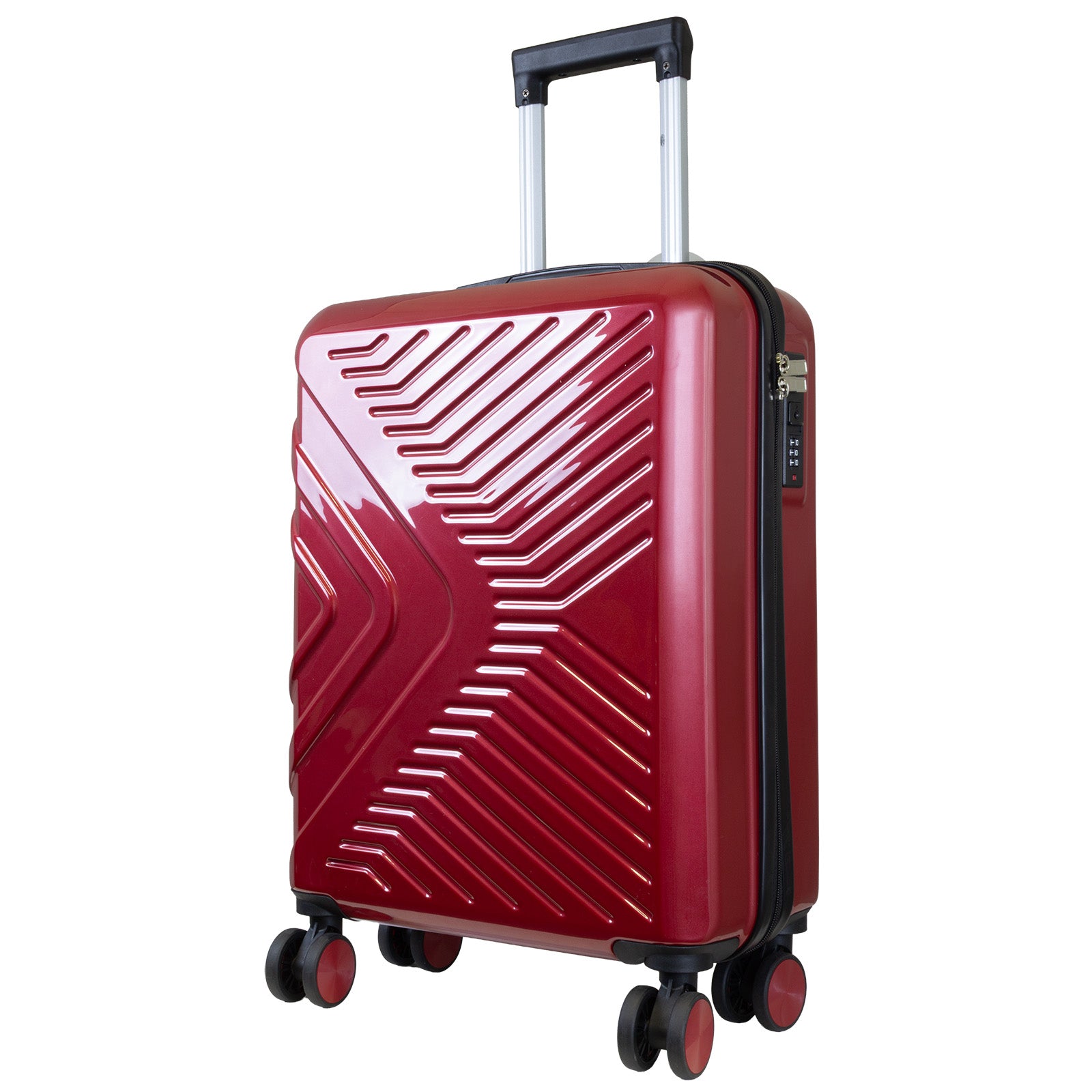 BERGAMO Kabinenkoffer S – Hartschalenkoffer ABS/Polycarbonat 4 Rollen Handgepäck