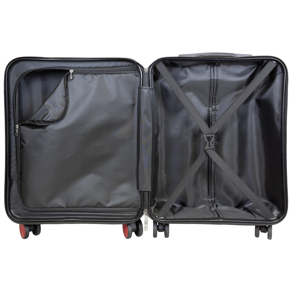 BERGAMO Kabinenkoffer S – Hartschalenkoffer ABS/Polycarbonat 4 Rollen Handgepäck