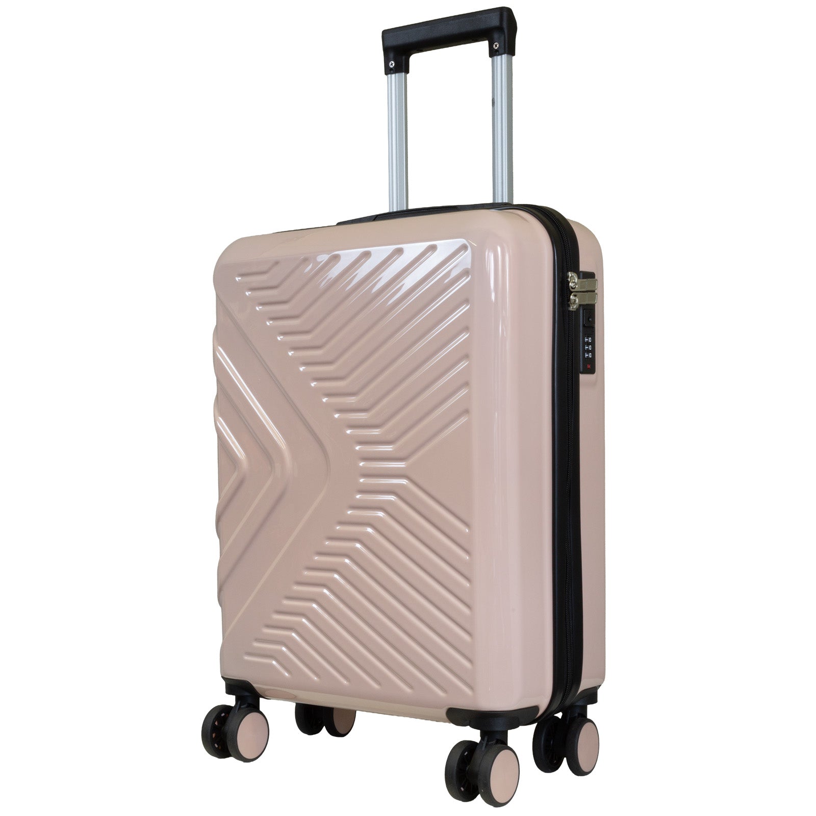 BERGAMO Kabinenkoffer S – Hartschalenkoffer ABS/Polycarbonat 4 Rollen Handgepäck