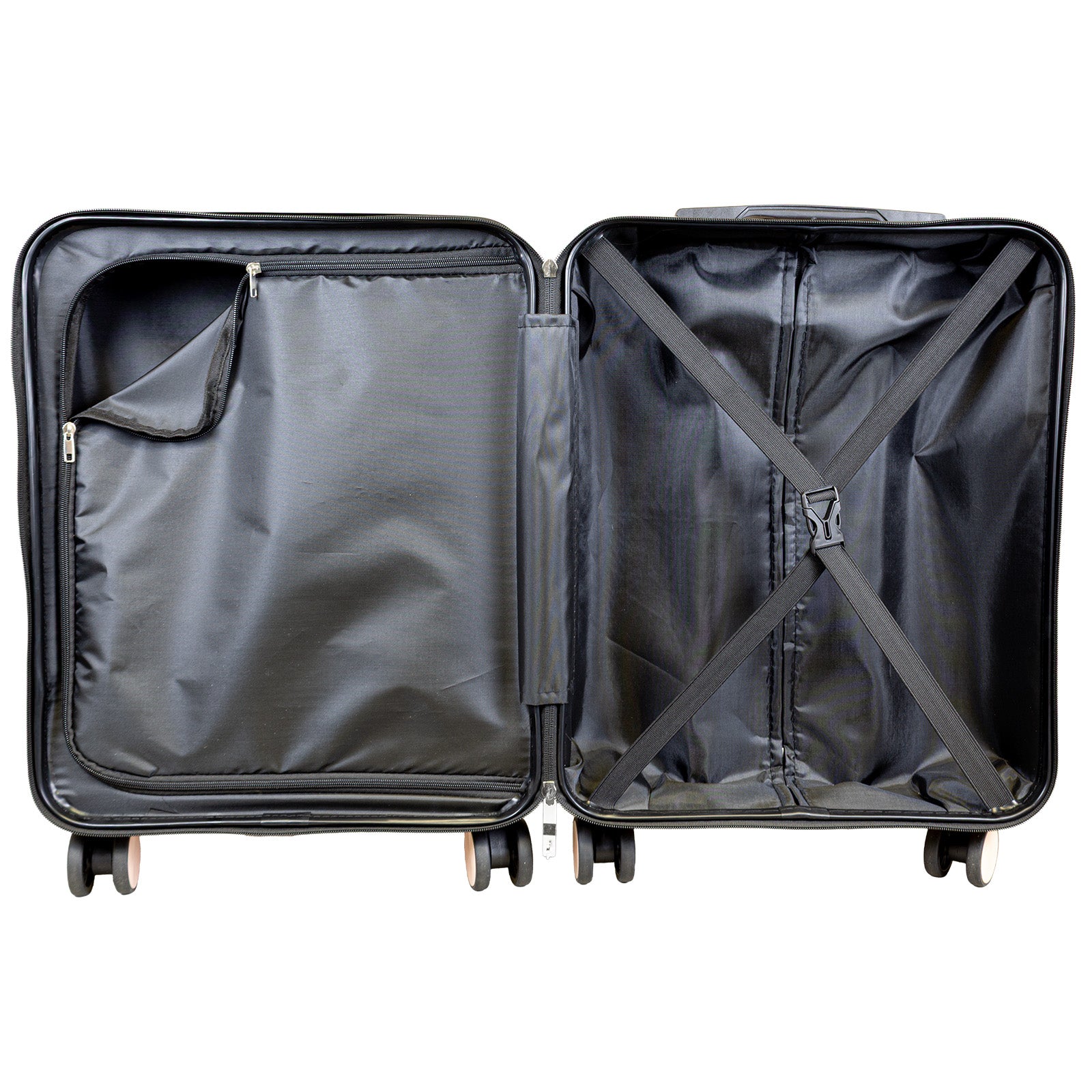 BERGAMO Kabinenkoffer S – Hartschalenkoffer ABS/Polycarbonat 4 Rollen Handgepäck