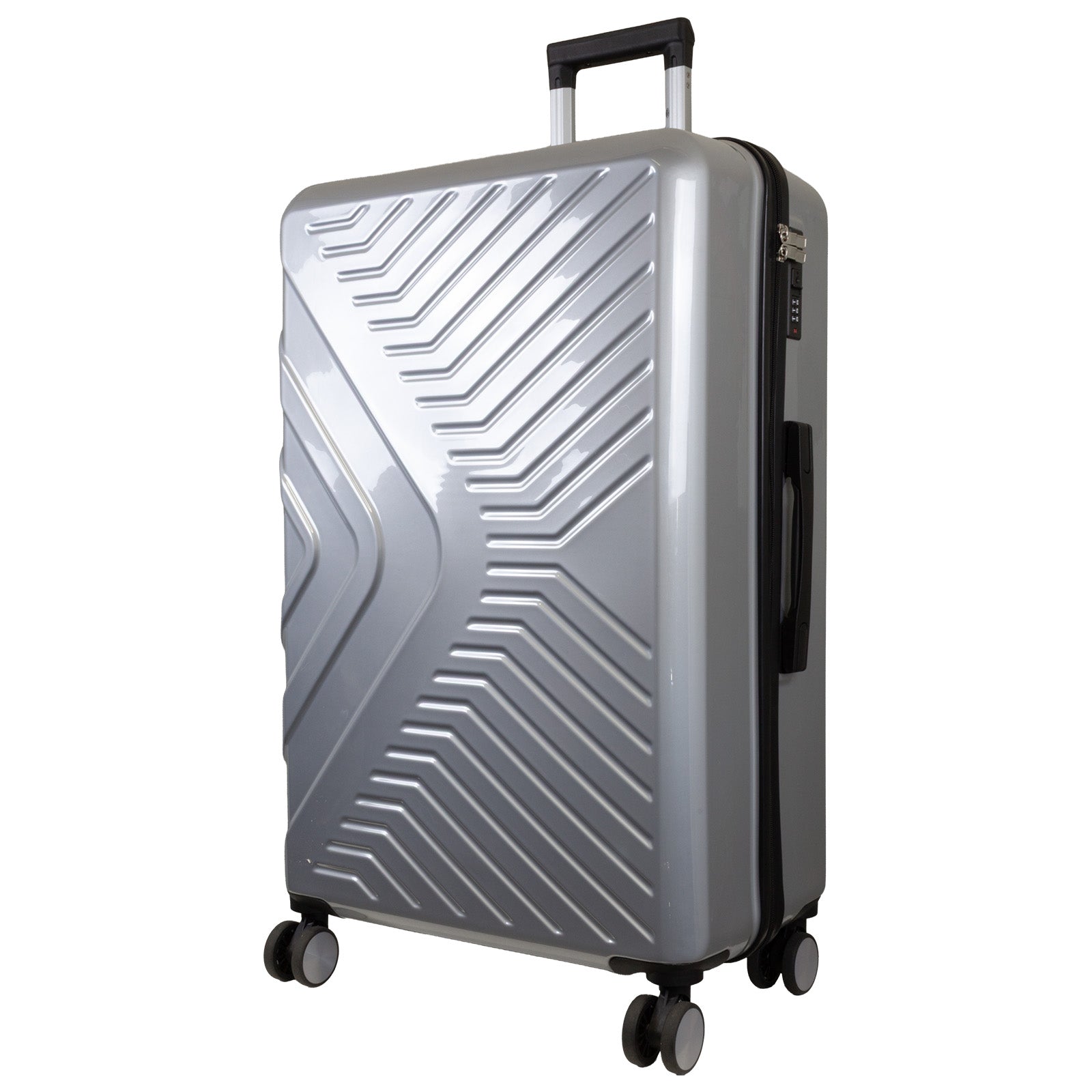 BERGAMO Reisekoffer L – Hartschalenkoffer ABS/Polycarbonat 4 Rollen Aufgabegepäck