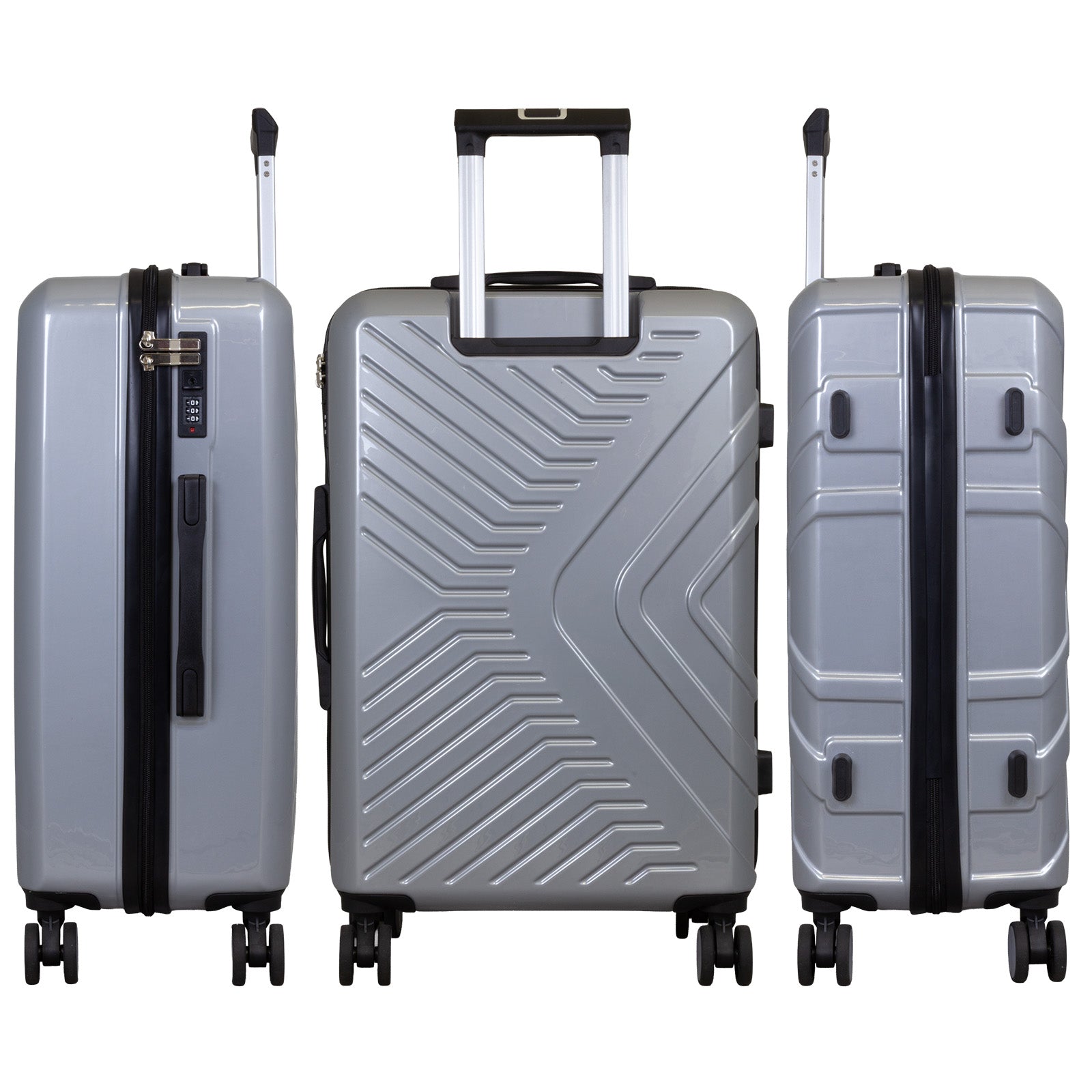 BERGAMO Kabinenkoffer S – Hartschalenkoffer ABS/Polycarbonat 4 Rollen Handgepäck