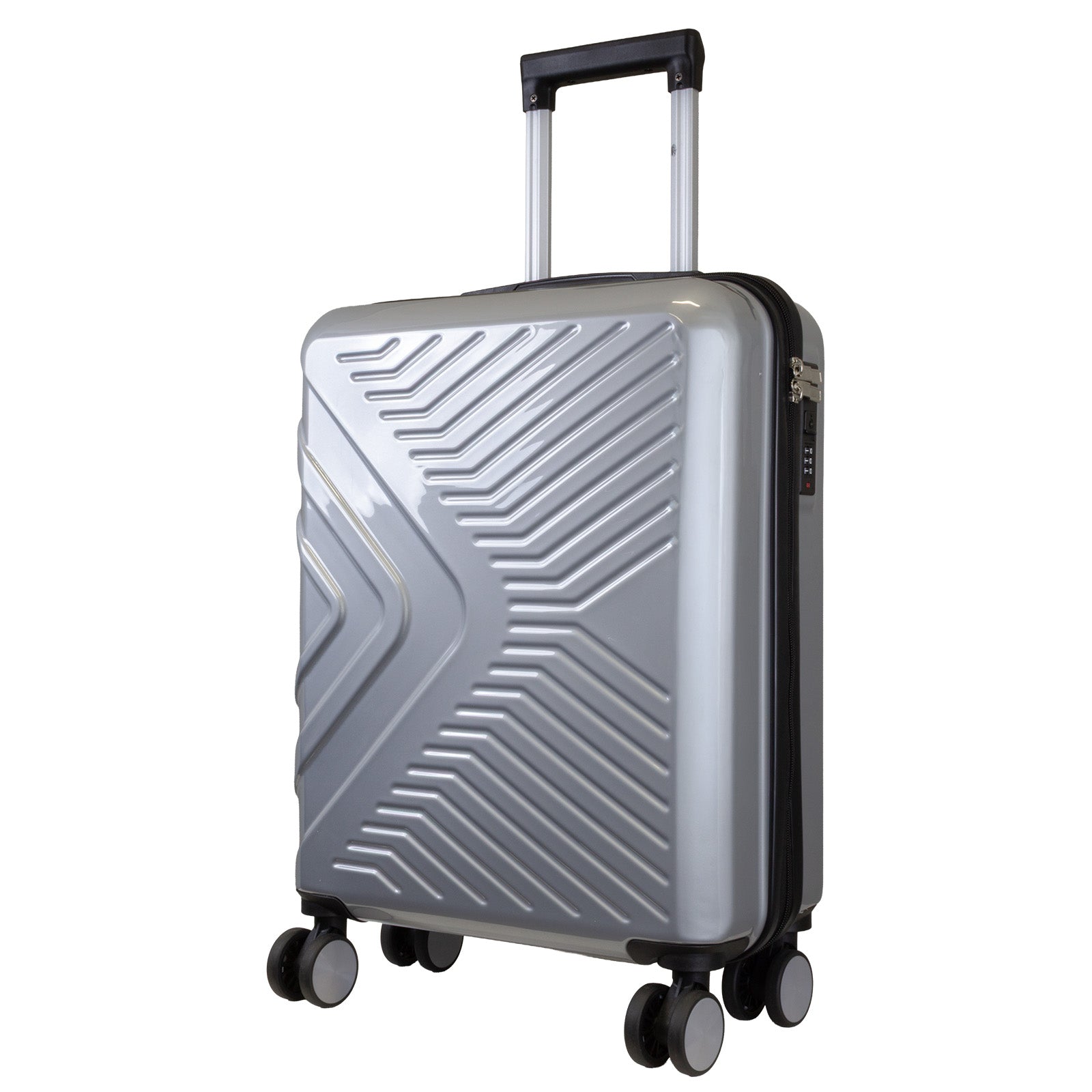 BERGAMO Kabinenkoffer S – Hartschalenkoffer ABS/Polycarbonat 4 Rollen Handgepäck