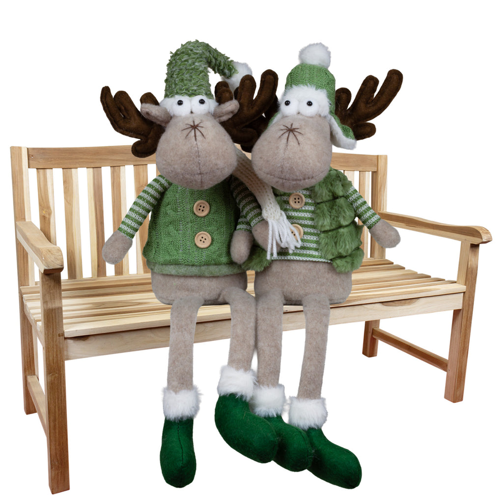 Elch 30cm (63cm) Kantenhocker, 2 Stück