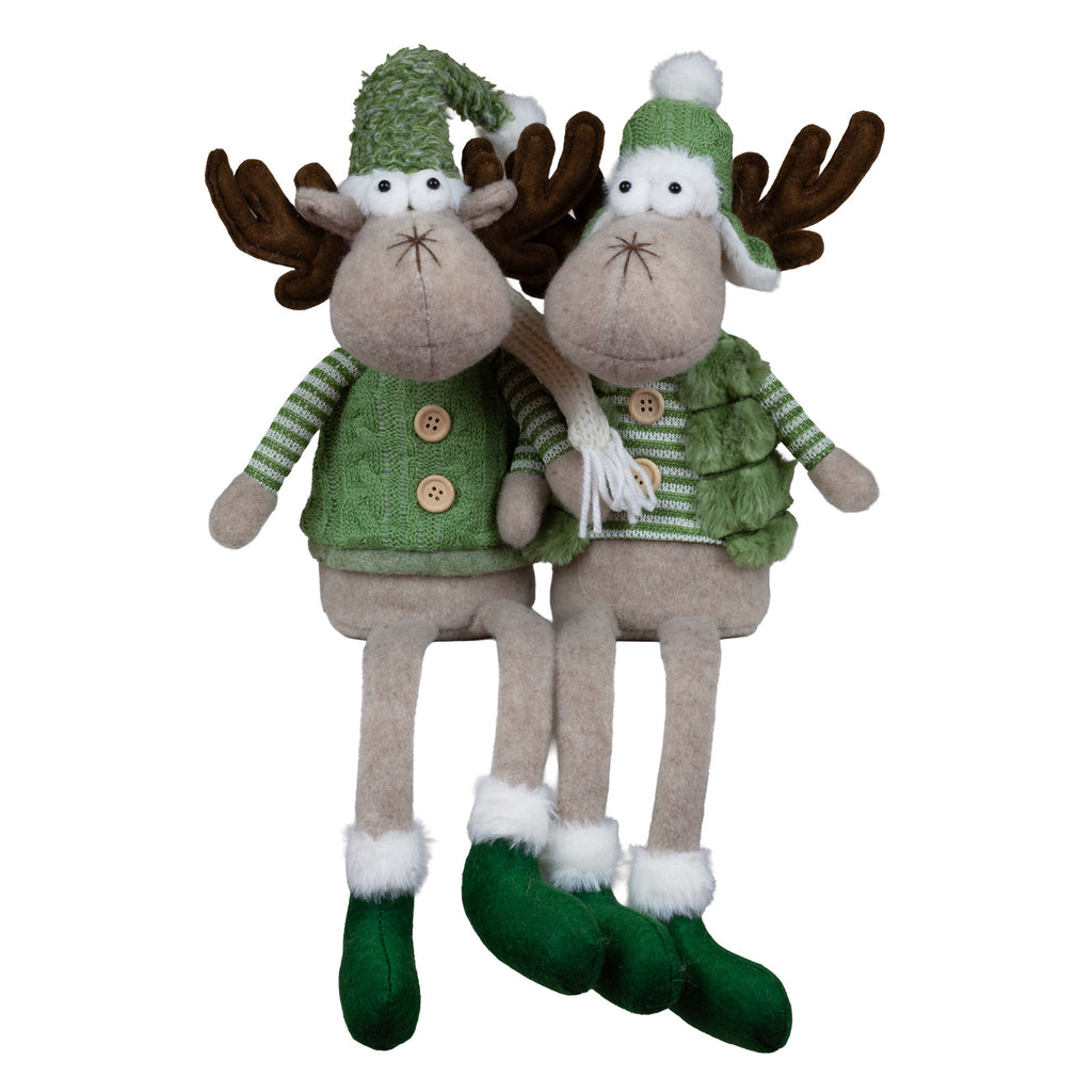 Elch 30cm (63cm) Kantenhocker, 2 Stück