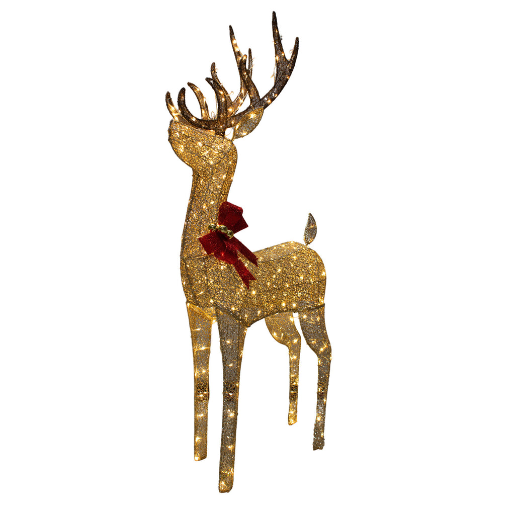 LED XXL Rentier 188 cm Weihnachtsdeko Outdoor & Indoor