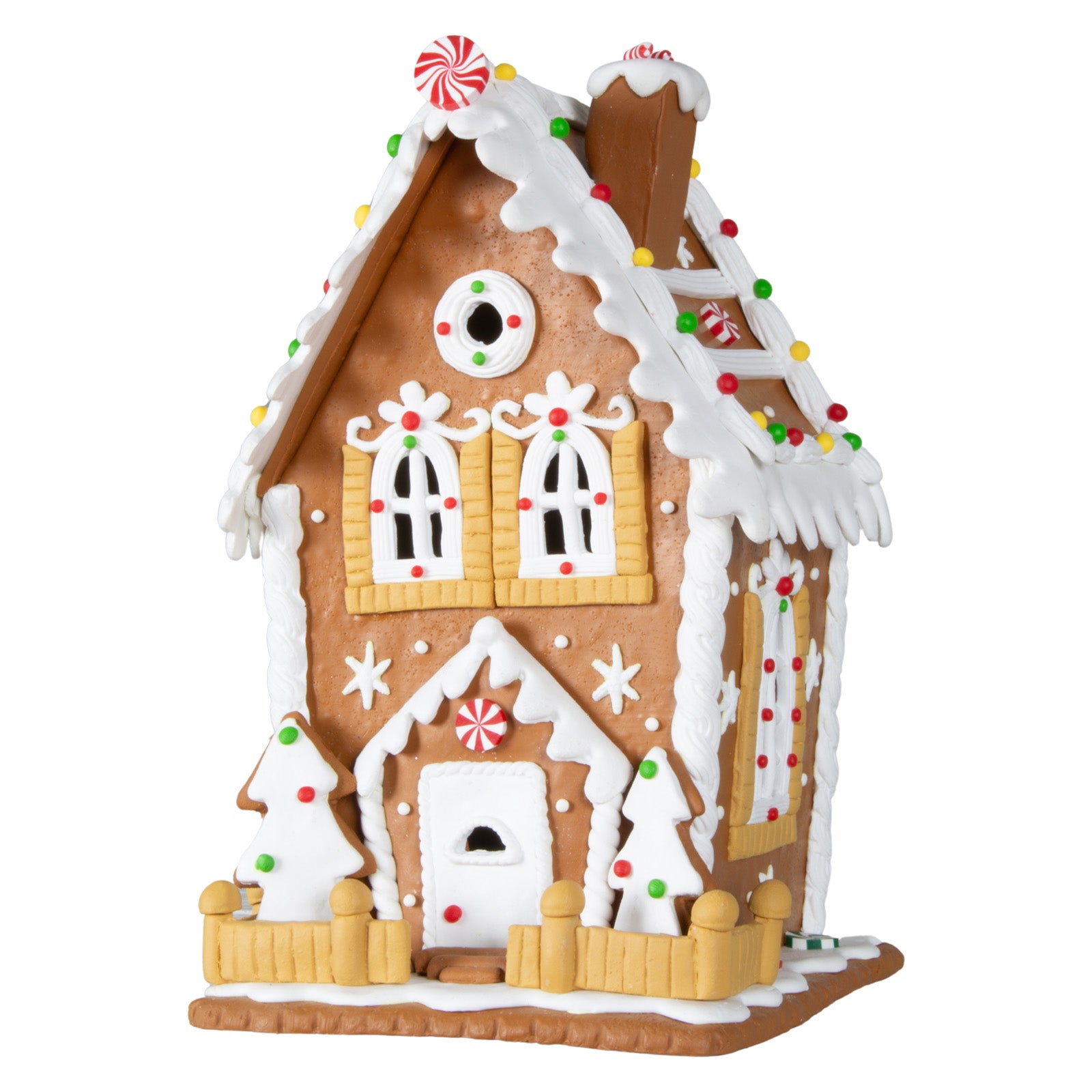 LED Lebkuchenhaus 21cm bunt