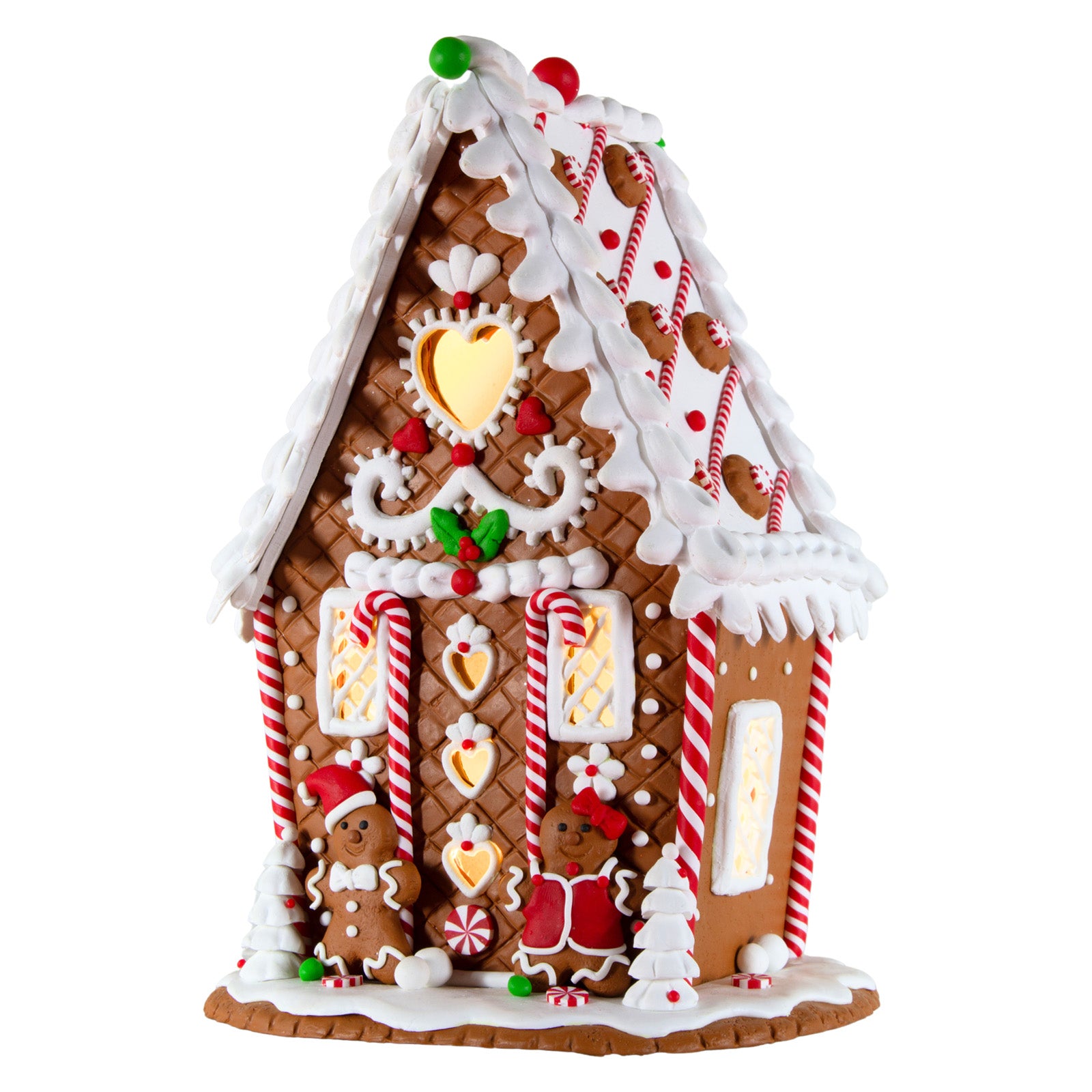 LED Lebkuchenhaus 23cm bunt