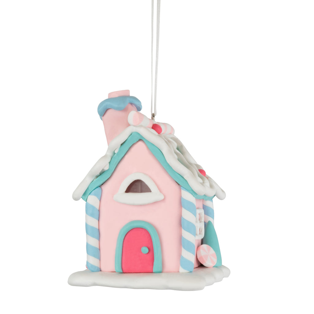Lebkuchenhaus Baumschmuck 8cm, 3 Designs, 24er Set