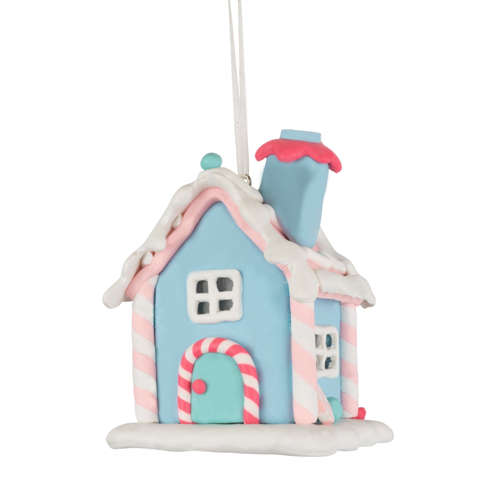 Lebkuchenhaus Baumschmuck 8cm, 3 Designs, 24er Set