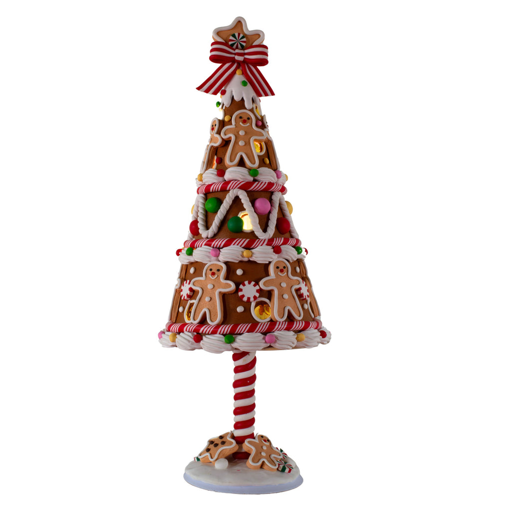 LED Lebkuchenbaum 33cm bunt