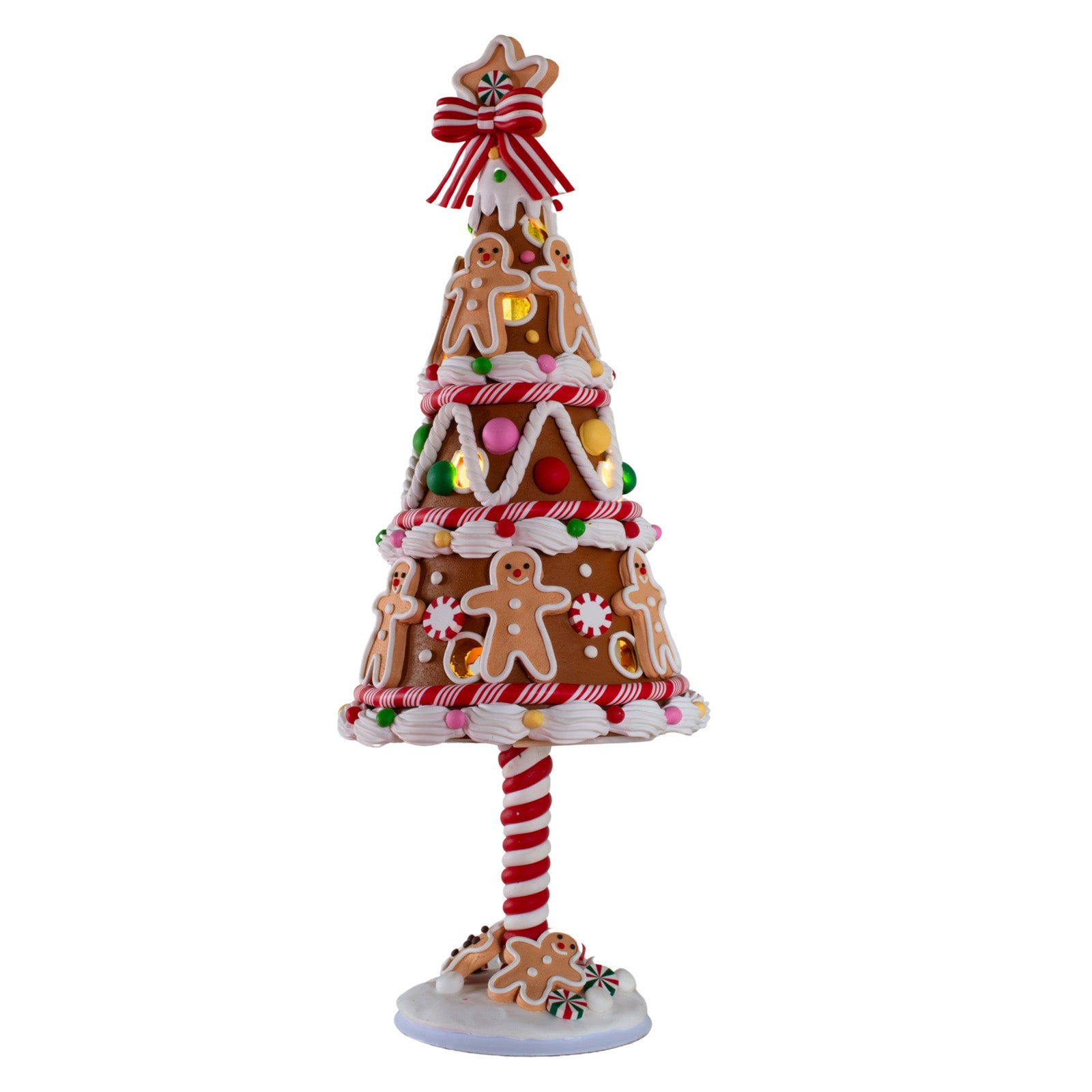 LED Lebkuchenbaum 33cm bunt