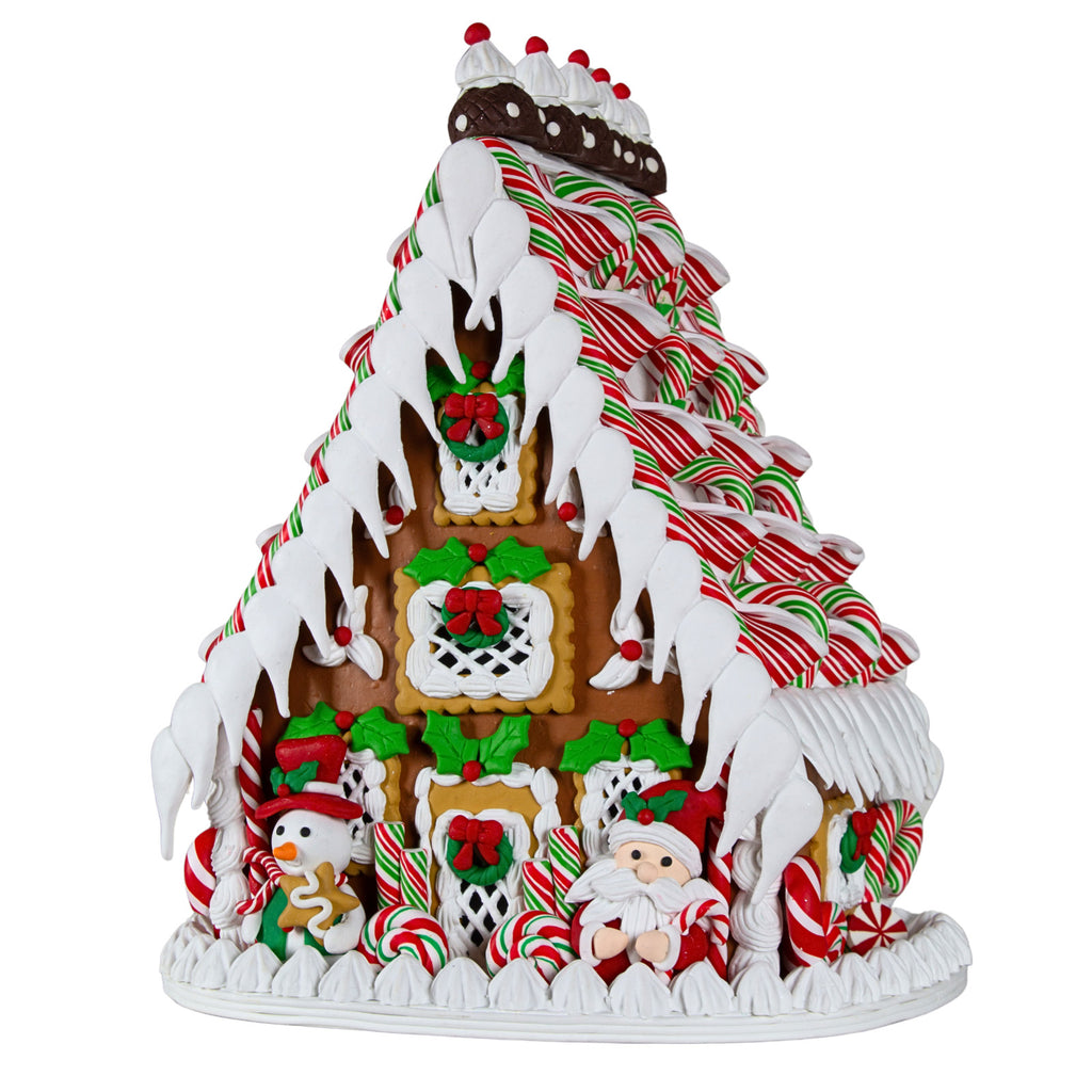 LED Lebkuchenhaus 26cm bunt