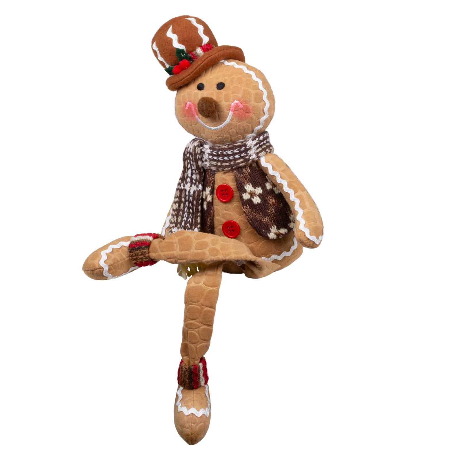 Lebkuchenfiguren Kantenhocker 22cm(40cm) 2 Designs, 2 Stück