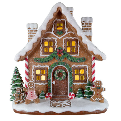 LED Lebkuchenhaus 24cm bunt