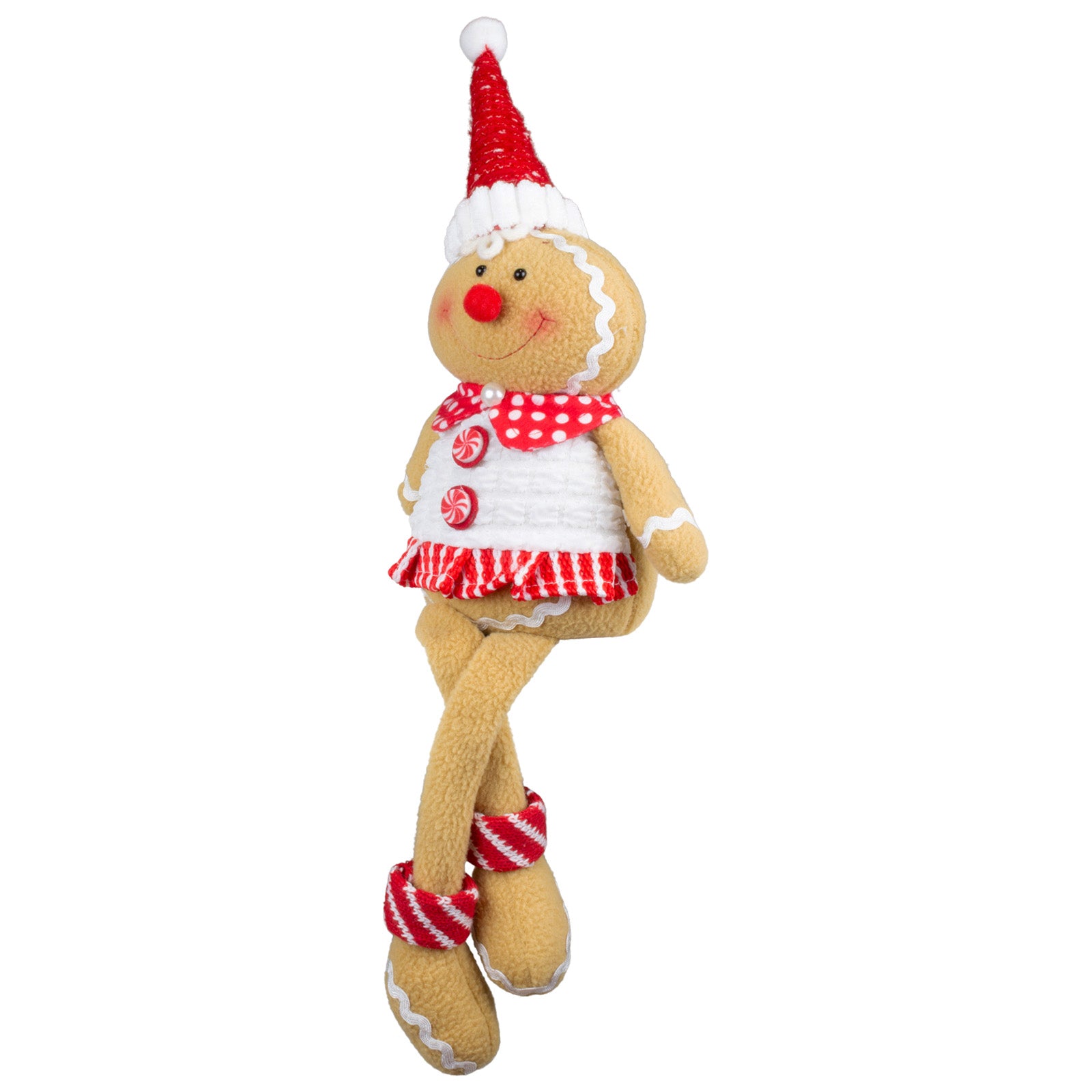 Lebkuchenfiguren Kantenhocker 26cm(45cm) Dekofigur sitzend 2 Designs