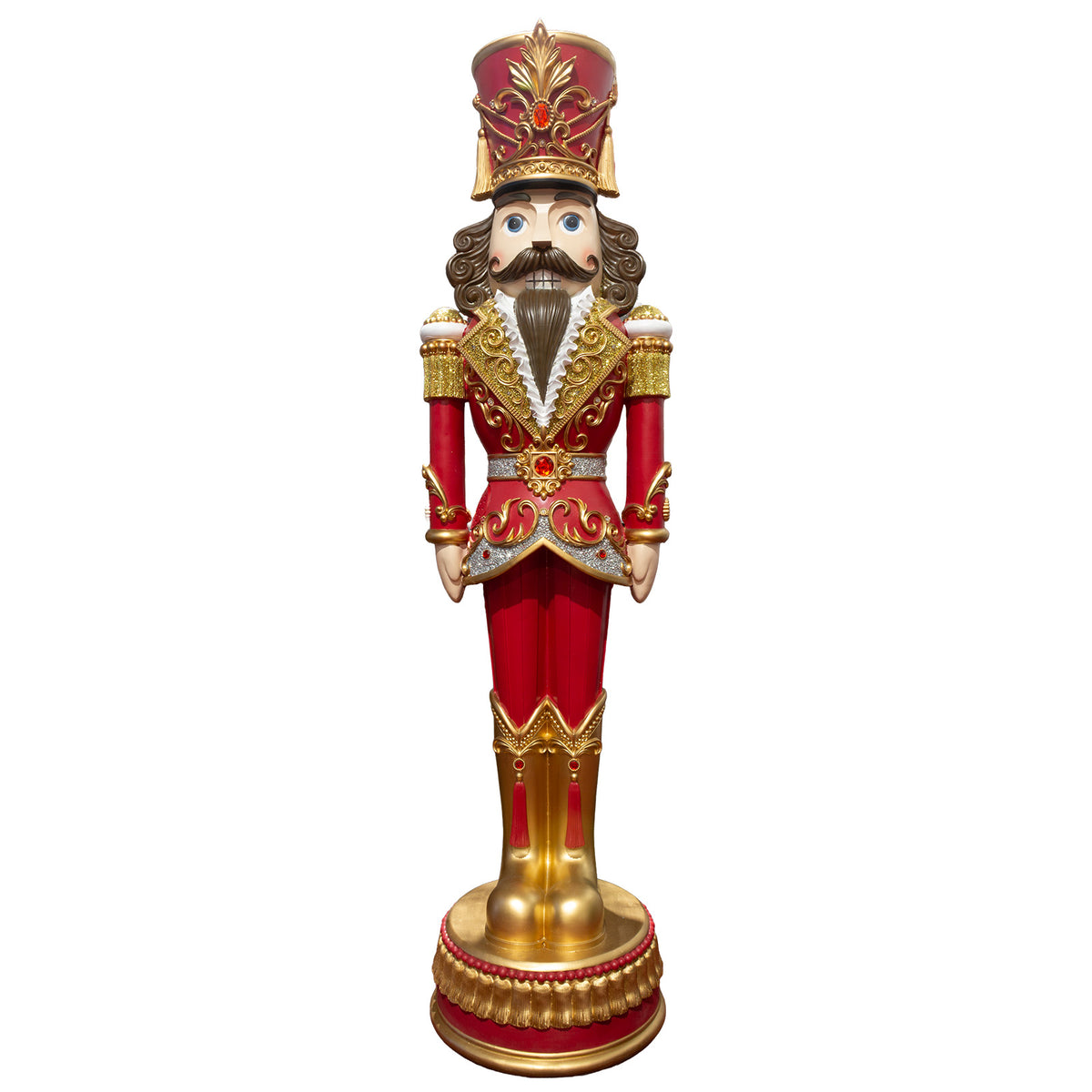 XL LED Nutcracker 152cm, Polyresin