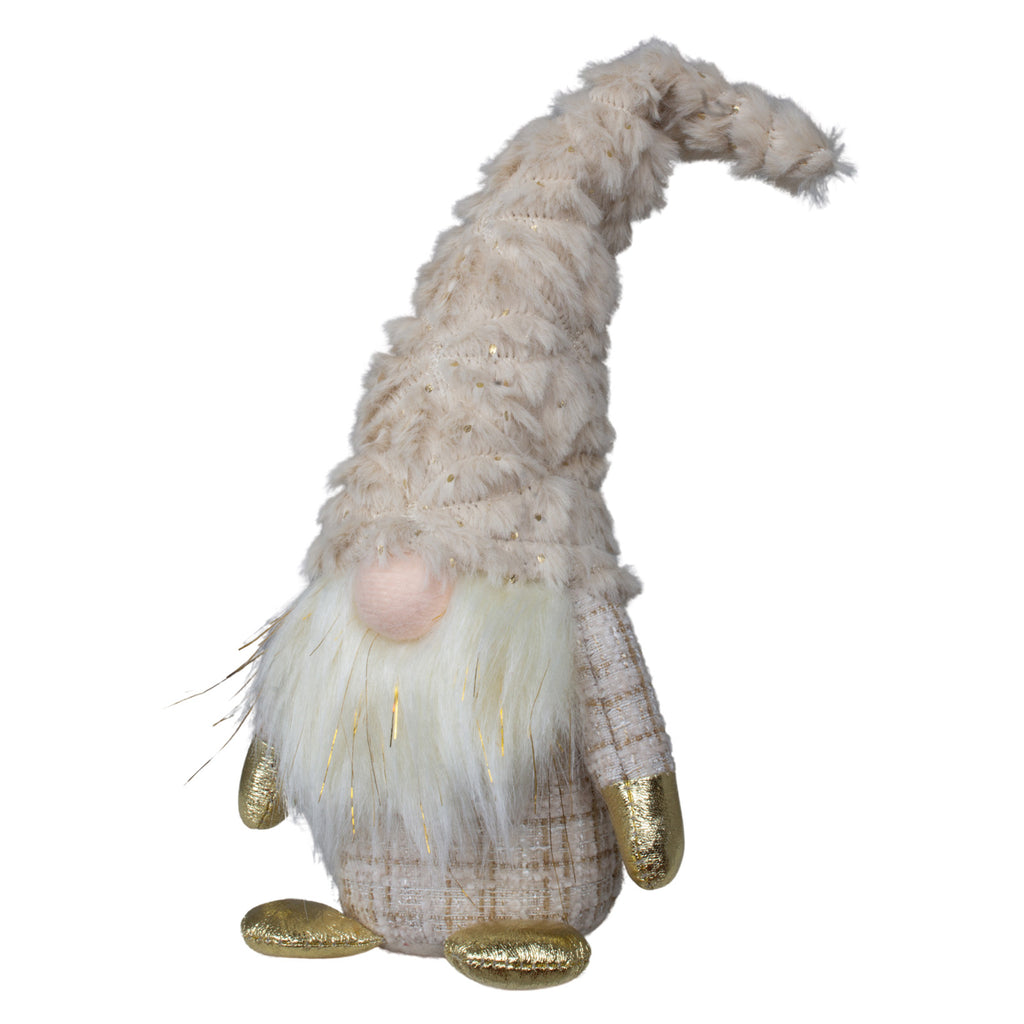 Wichtel 26cm sitzend mit Goldakzenten